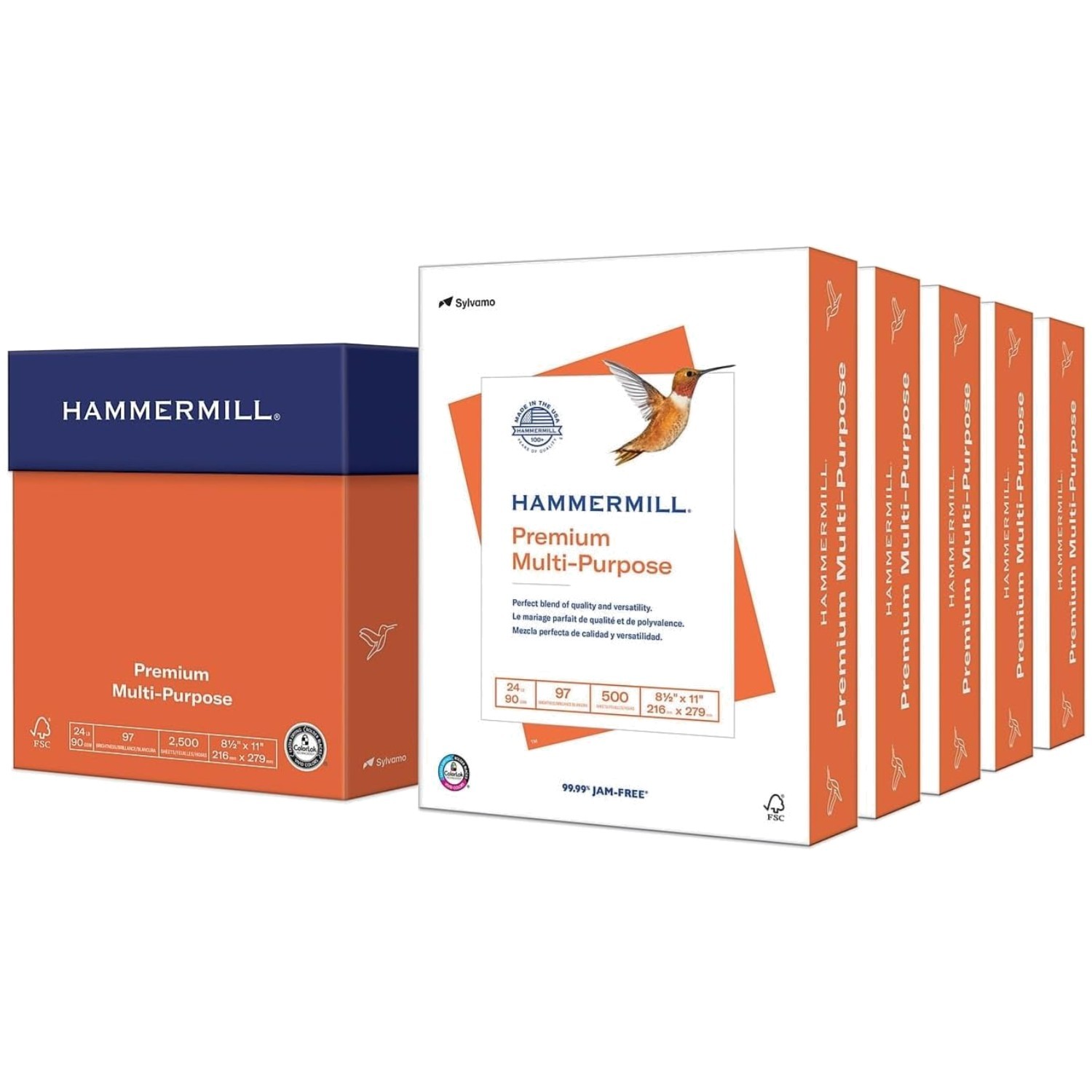 Acid-Free 8.5×11 Copy Paper – 2500 Sheets