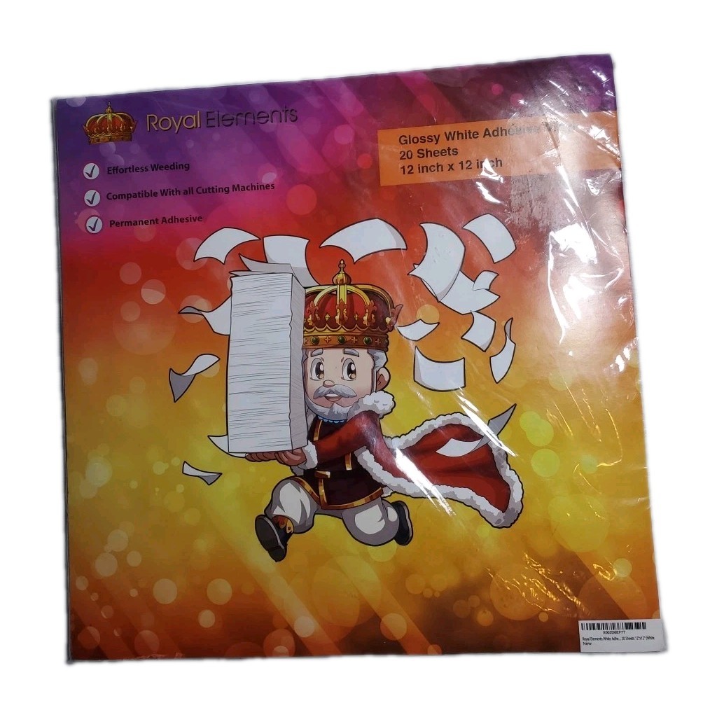 Ink Jet Printable Vinyl Paper Glossy 20 Sheets Self Adhesive Create Designs 12″