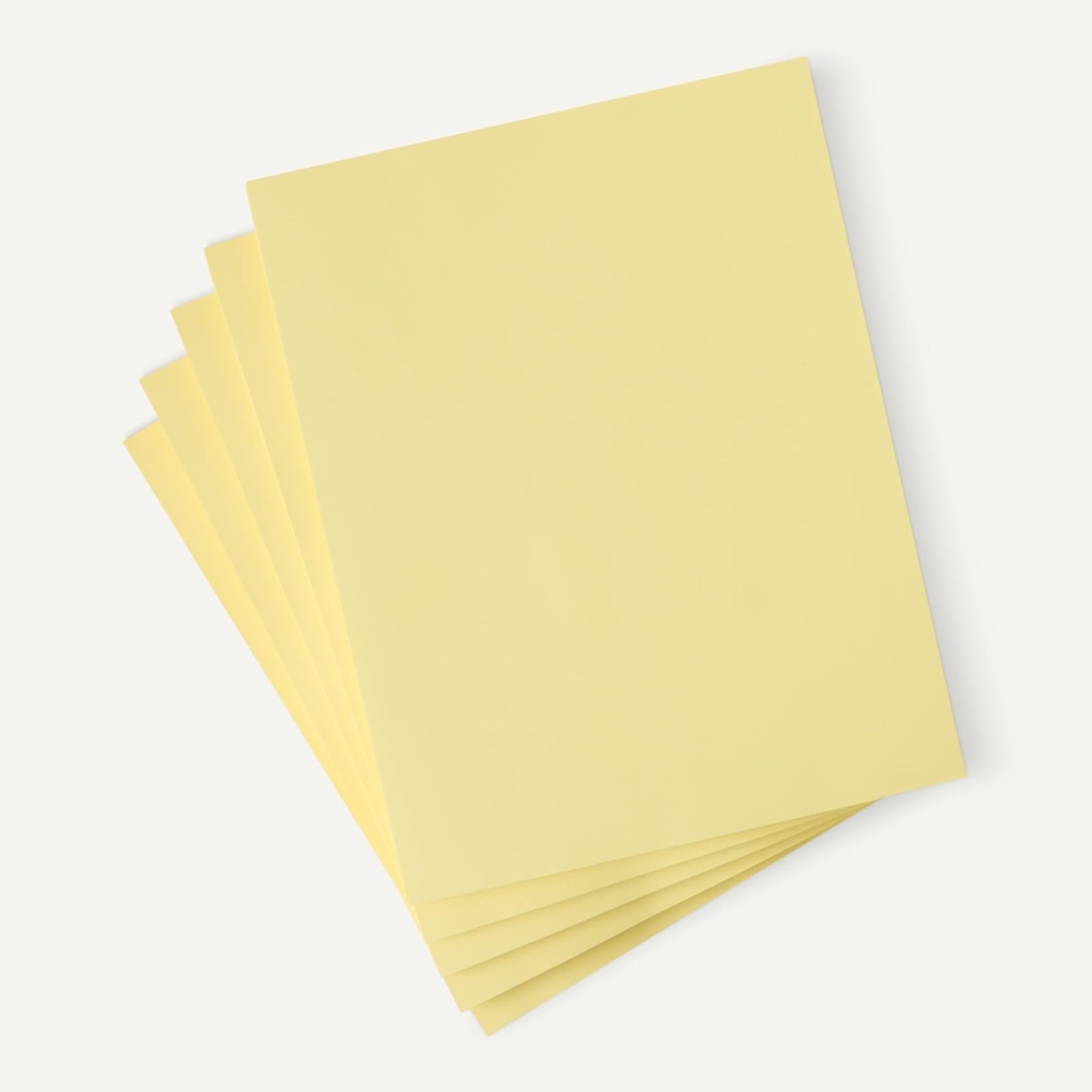 Amazon Basics 30% Recycled Color Copy Paper, 8.5″ x 11″, Pastel Canary