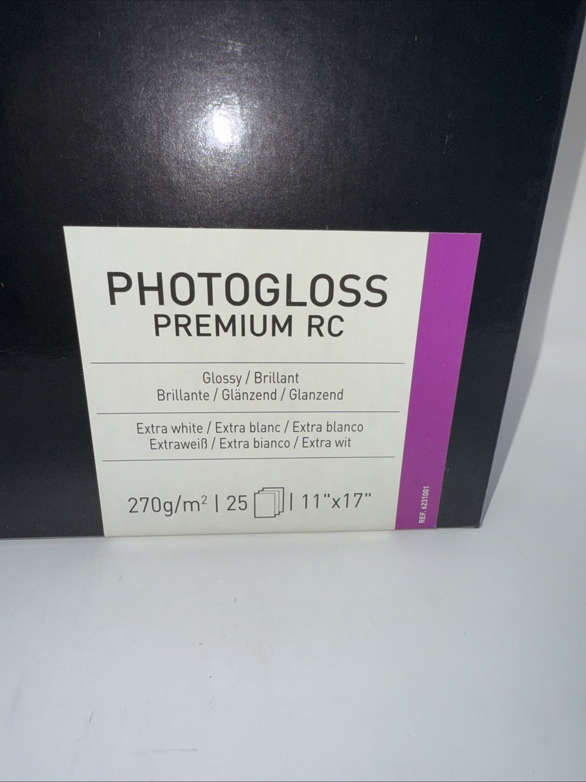 Canson Infinity PHOTOGLOSS Premium RC , 270 G 11 x 17 “ 25 Photo Paper Inkjet