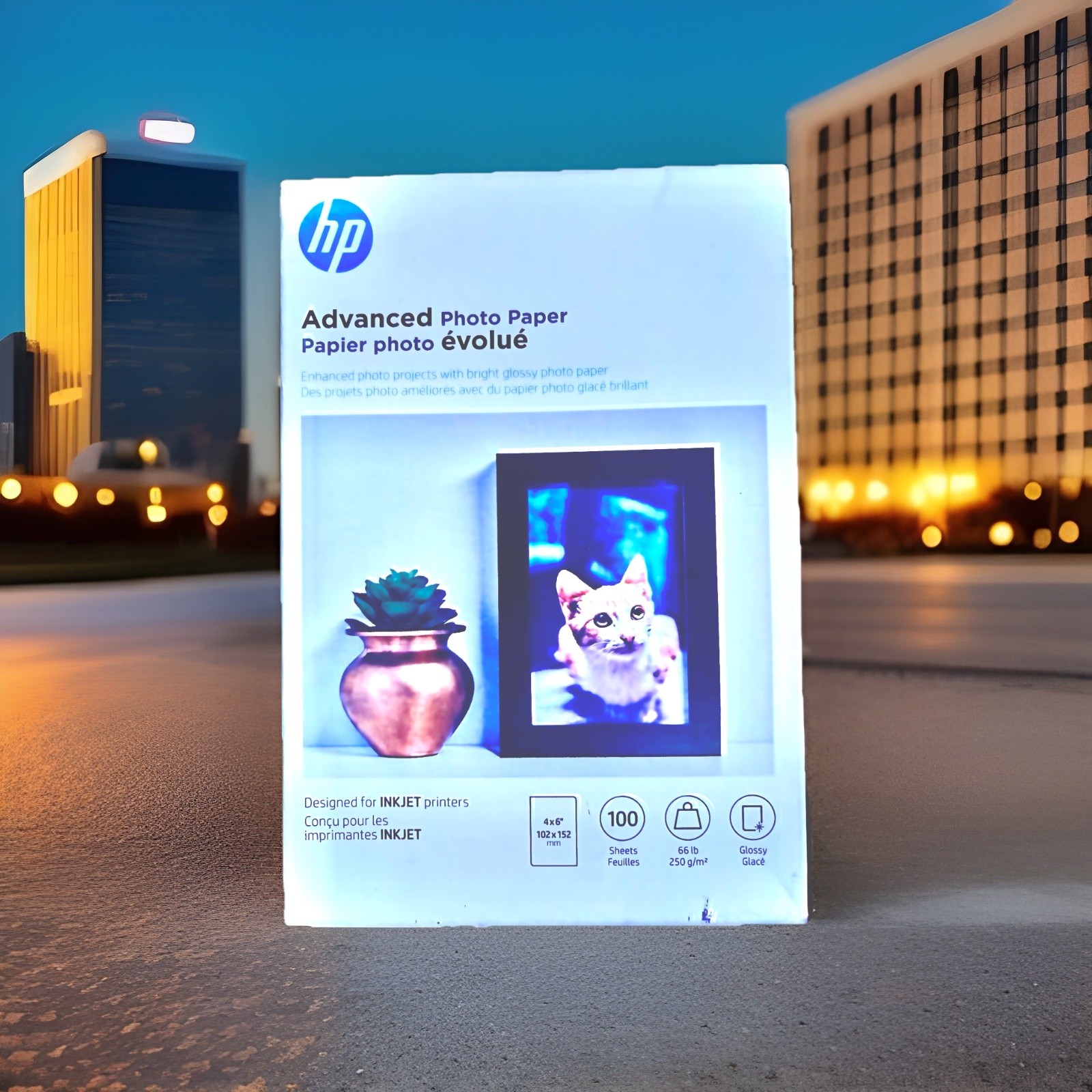 Hewlett Packard Q6638A 4 x 6 inch Glossy Printer Paper – 100 Sheets