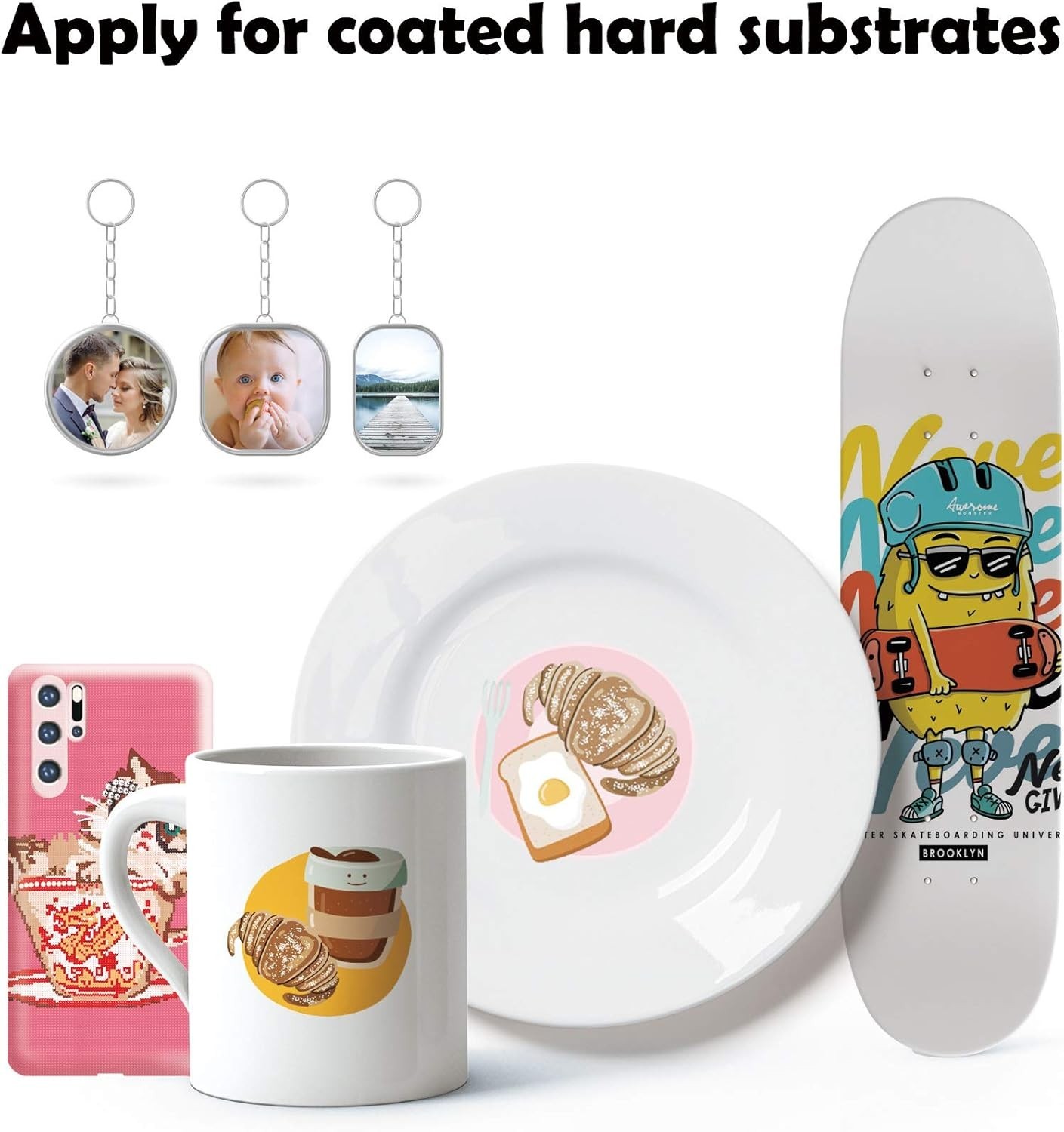 Sublimation Paper 8.3×11.7 Inch for DIY Unique Christmas Gifts Compatible wit…