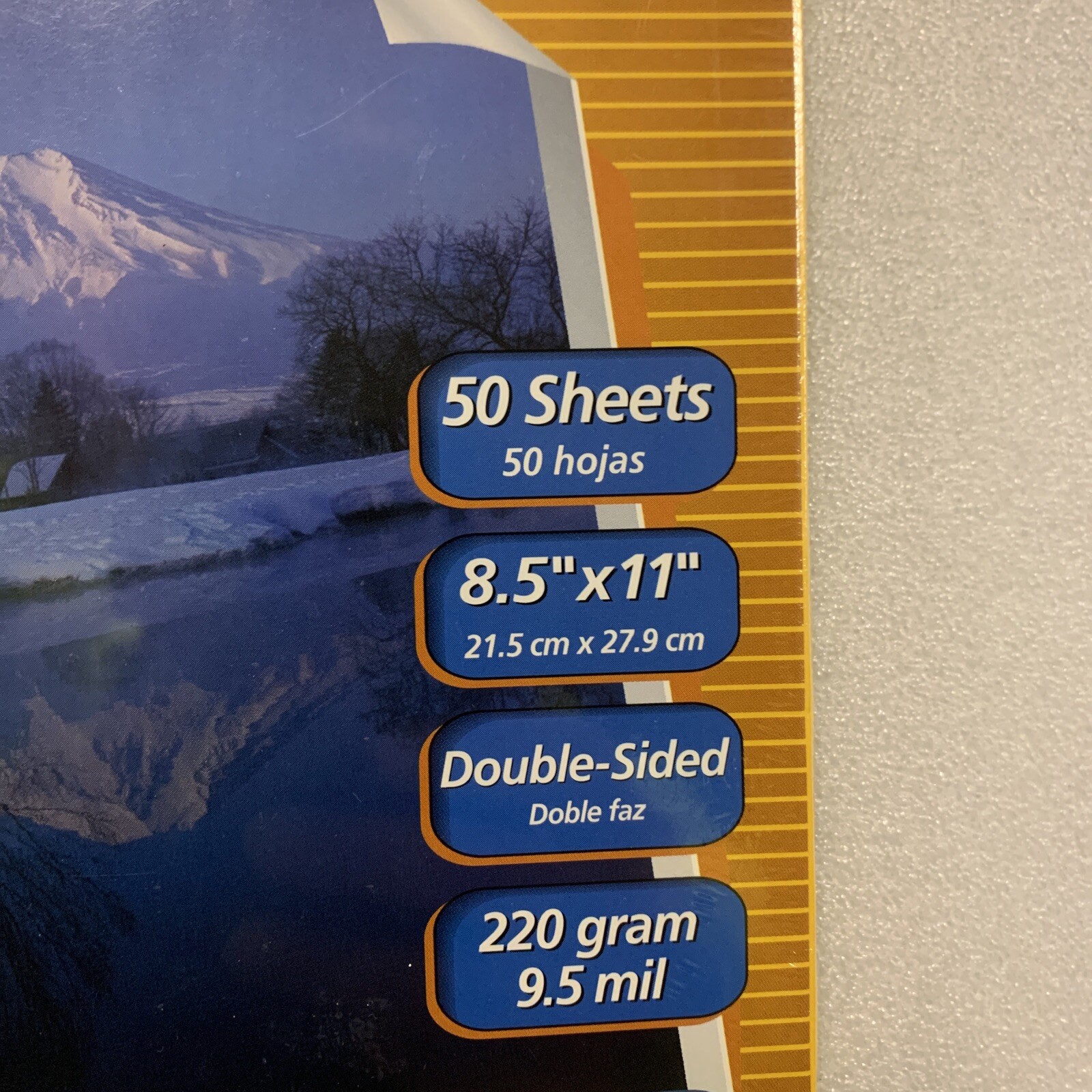 New Office Max Matte Professional Heavyweight inkjet paper,50-sheets (8.5”x11”)
