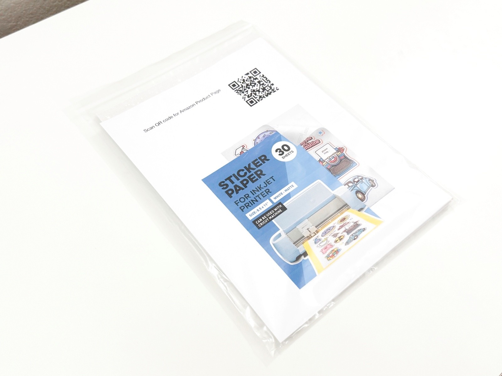 Sticker Printer Paper + Sparkling Cold Lamination Sampler Set 21 Sheets