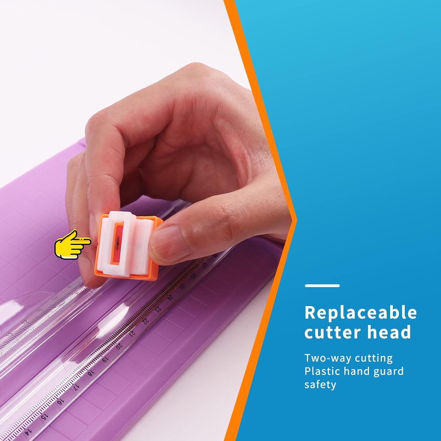 A4 Portable Precision Paper Trimmer, Craft Paper Cutter for Photos, Labels,