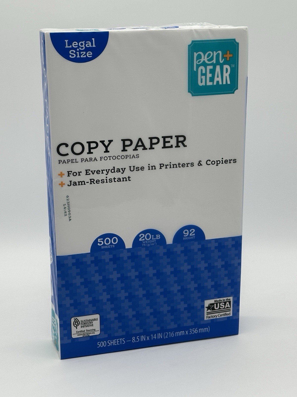 Pen+Gear Copy Paper, 8.5″ x 11″, 20 lb, White, 500 Sheets