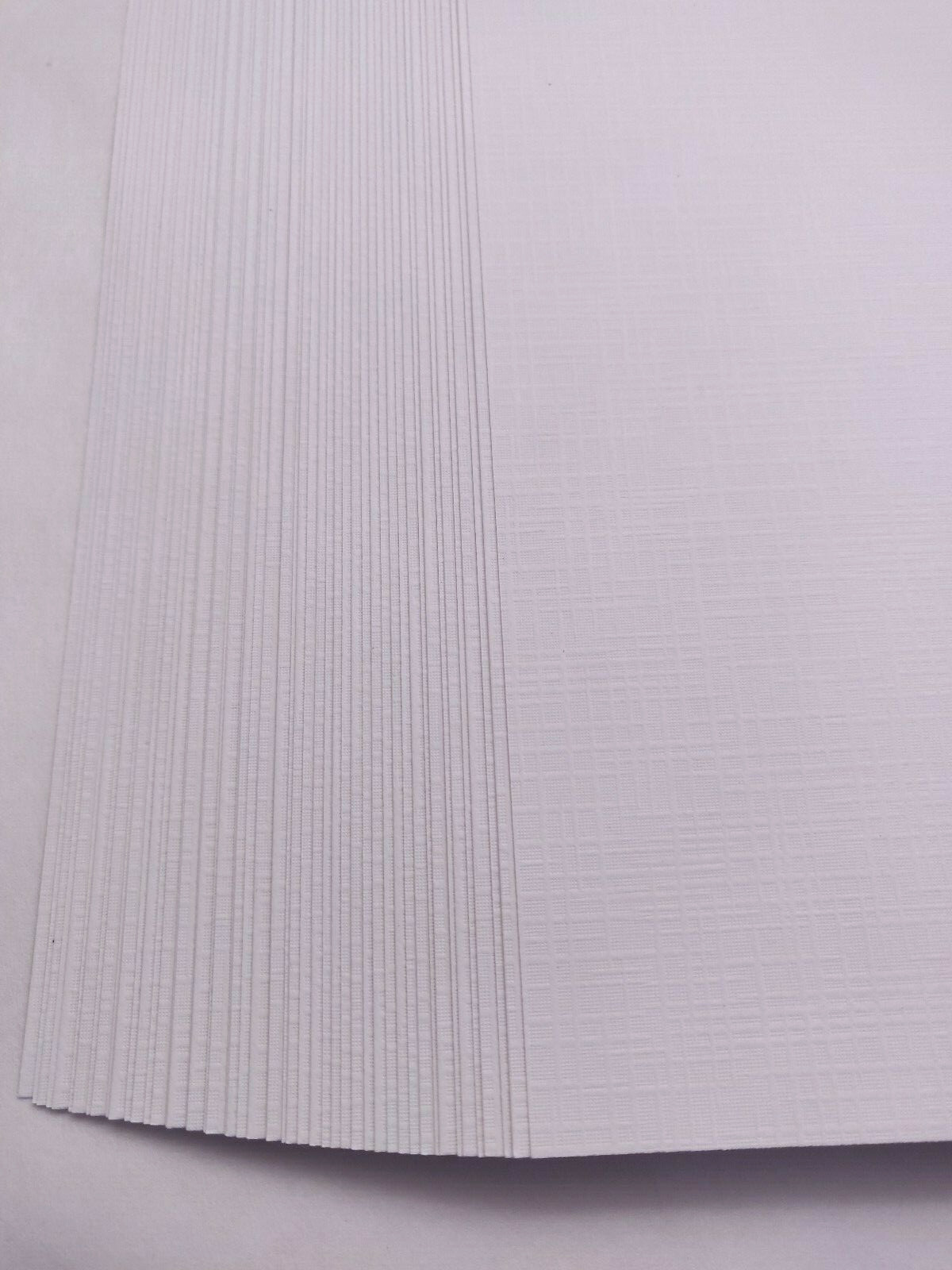 Southworth Linen Business Cover Stock – 50 Sheets – White 25% Cotton Rag 65lb