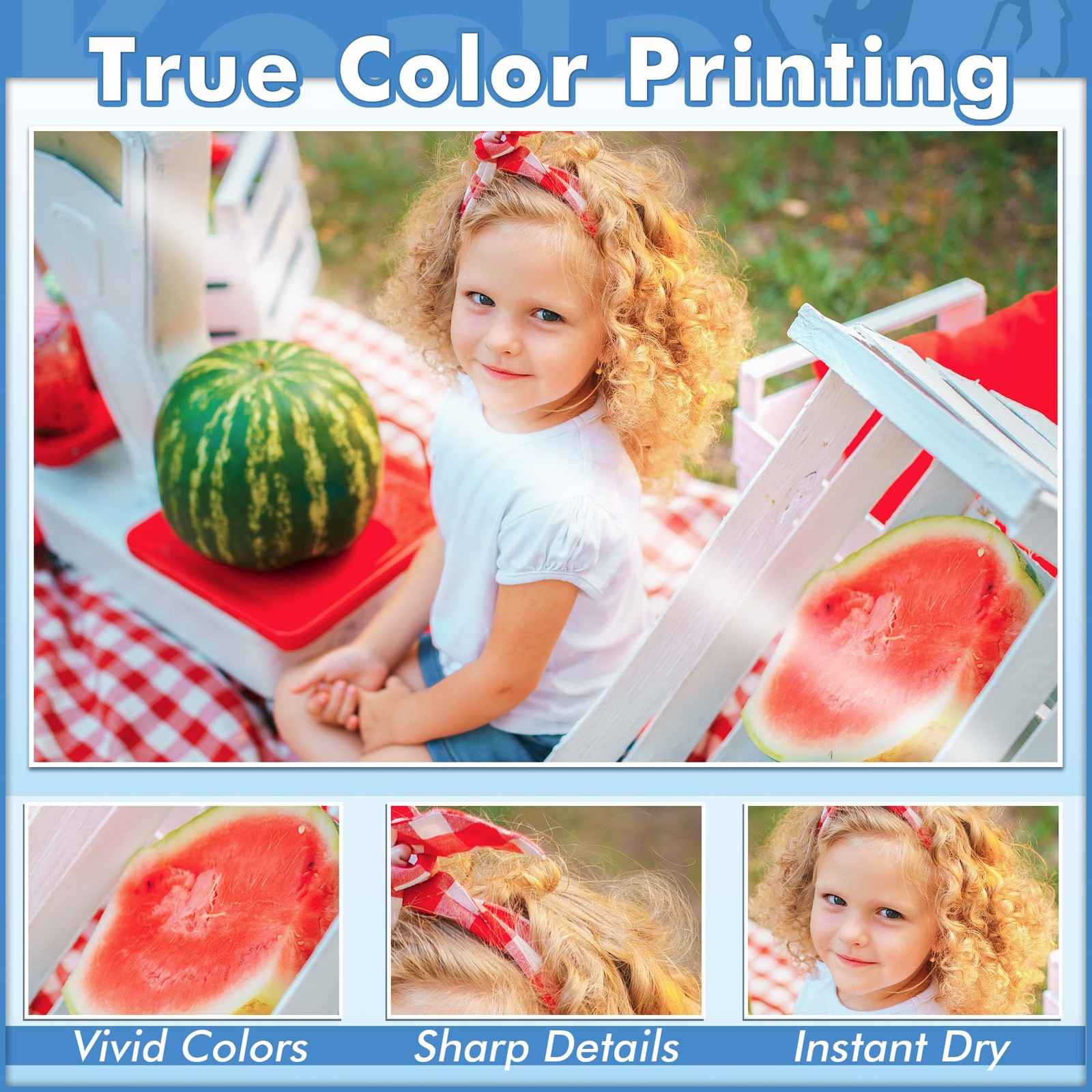 Koala Ultra Premium Glossy Photo Paper 8×10 Inch Water Resistant 50 PCS
