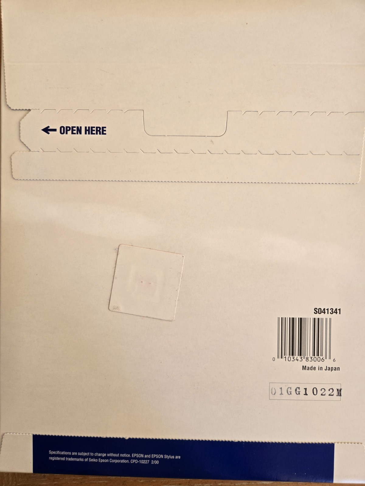 Epson Archival Matte, Paper 8.5″ x 11″ 50 Sheets 51 lb Ink Jet