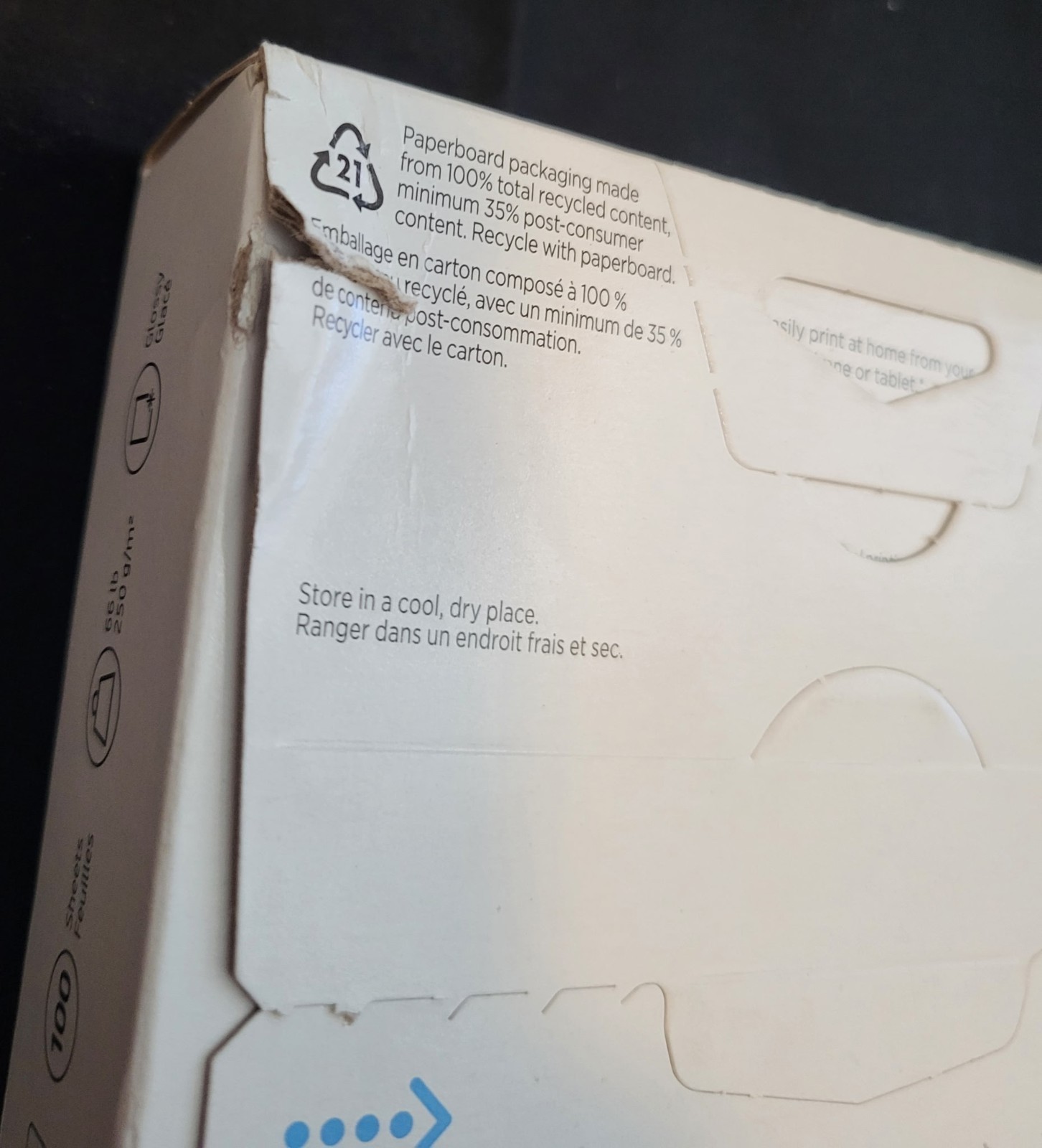 HP Advanced Photo Paper for Inkjet Printer in 4×6″ Glossy 100 Sheets