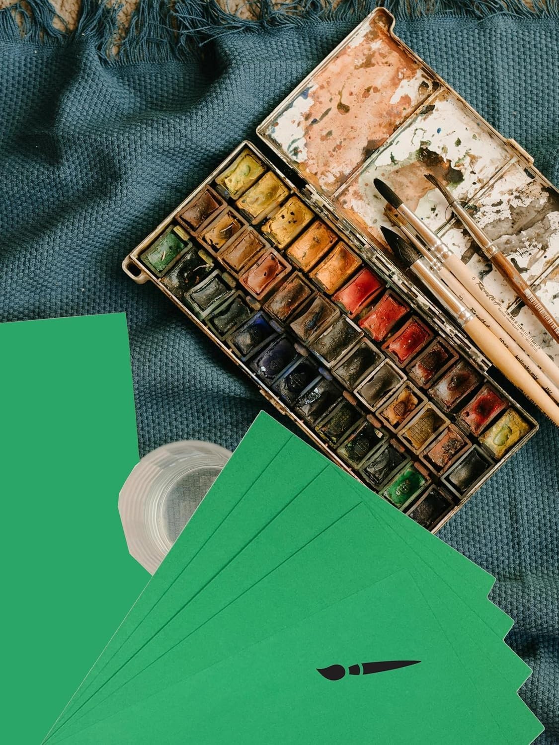 A4 Dark Green Paper, 80gsm, Colour Printer Craft Paper, 100 Sheets