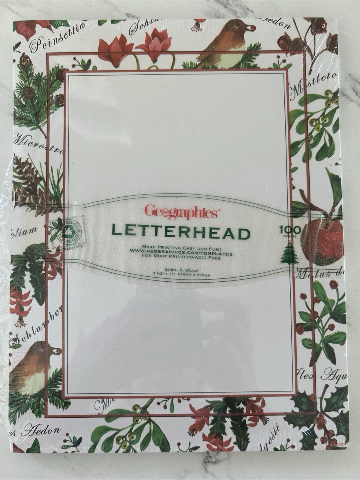 Holiday/Festive design Computer Paper – 88 Sheets Open Package