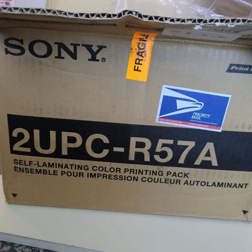 Sony 2UPC-R57A Self laminating printing pack 5×7 Pack color Paper And Ink