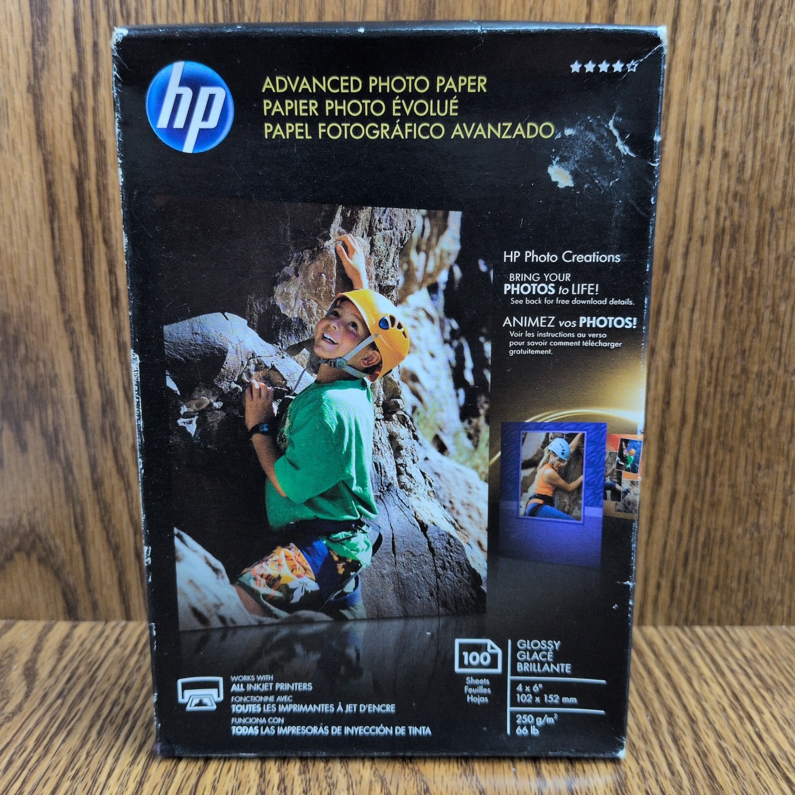New Hewlett Packard Advanced Photo 4×6 Glossy Printer Paper Q6638A 100 Sheets