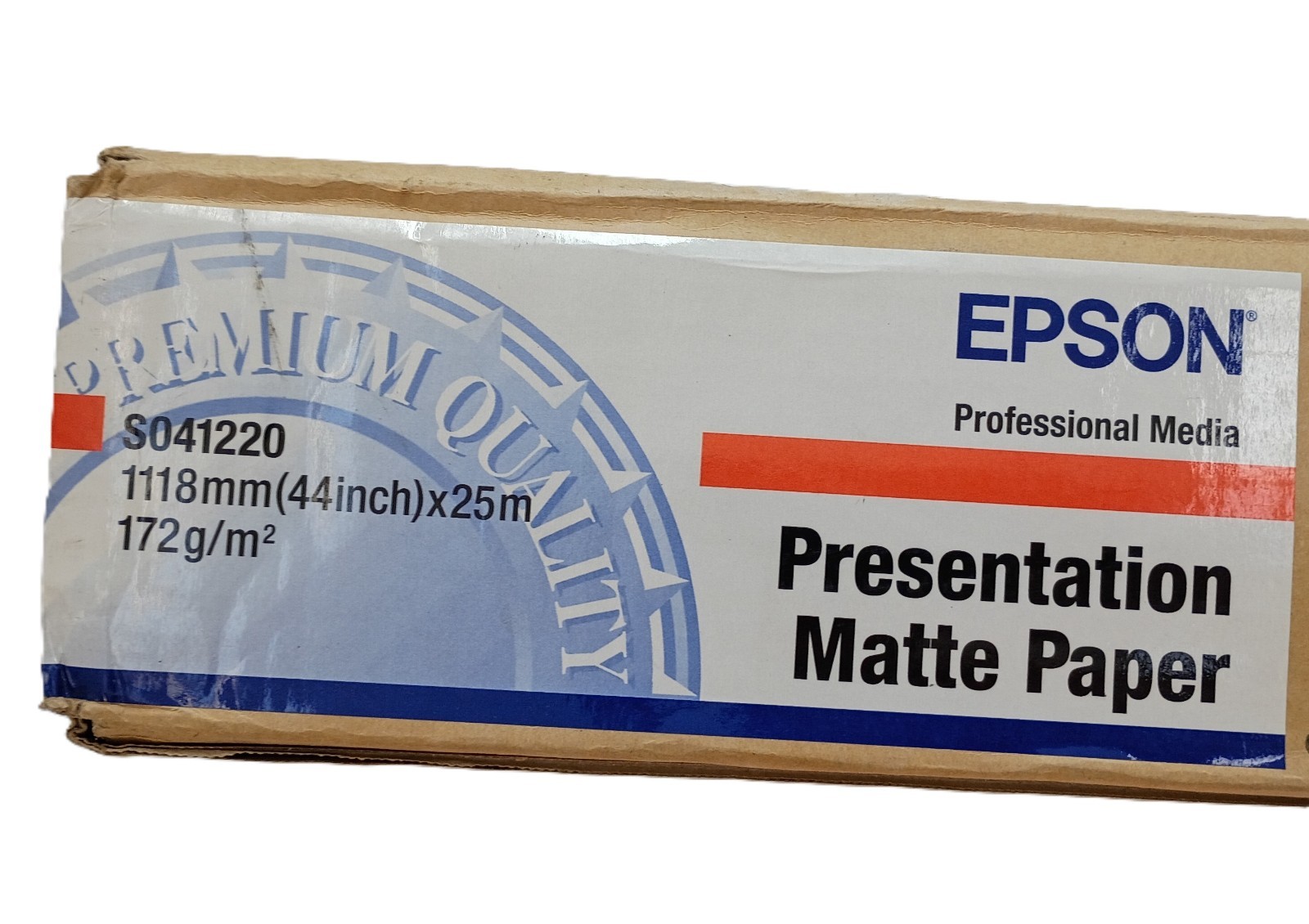 Epson S041220 Presentation Matte Paper Roll 44″ × 82′ Genuine OEM New Sealed 172