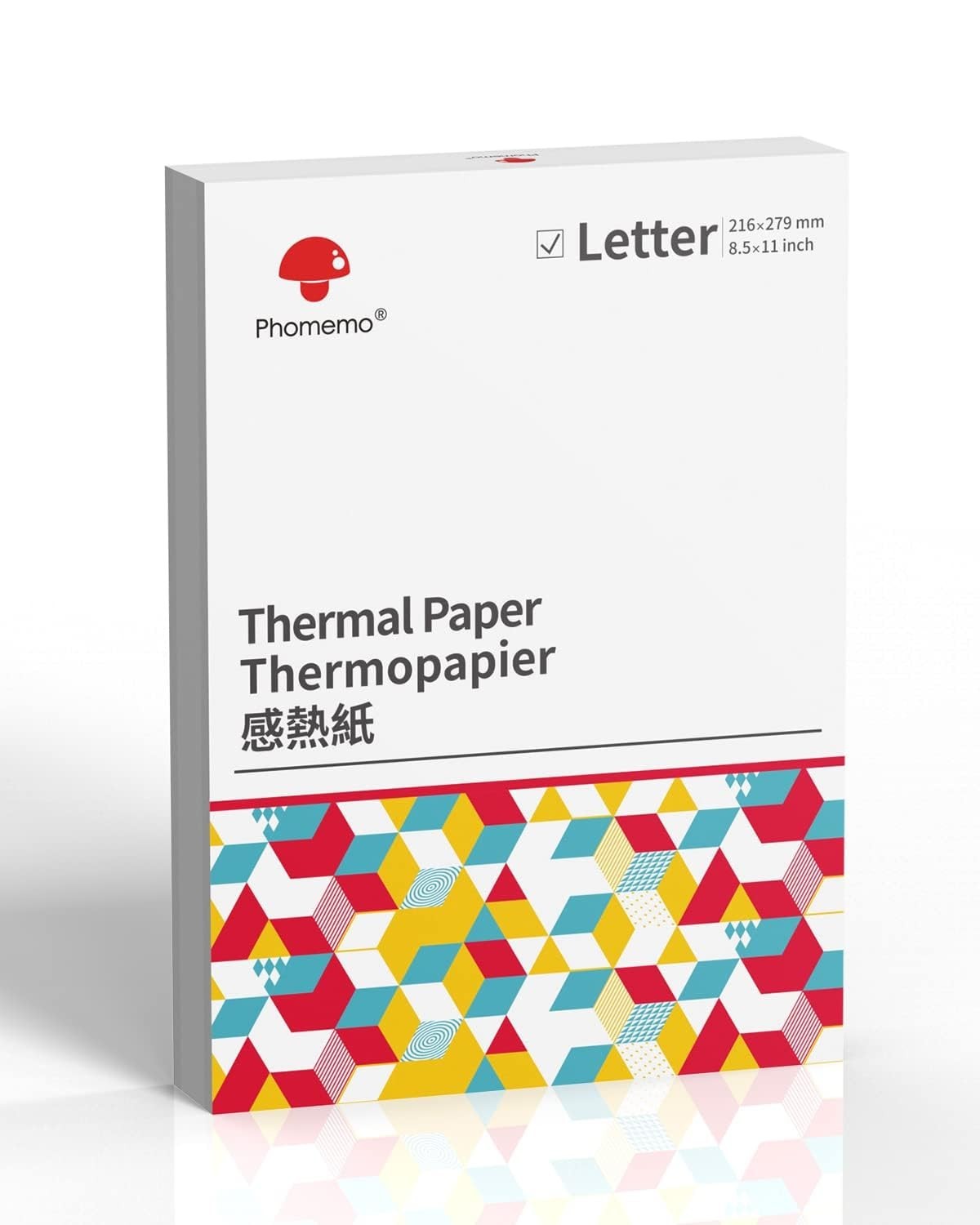 Thermal Printer Paper 8.5″x11″ – 100 Sheets, Inkless Compatible for M08F, A285M,