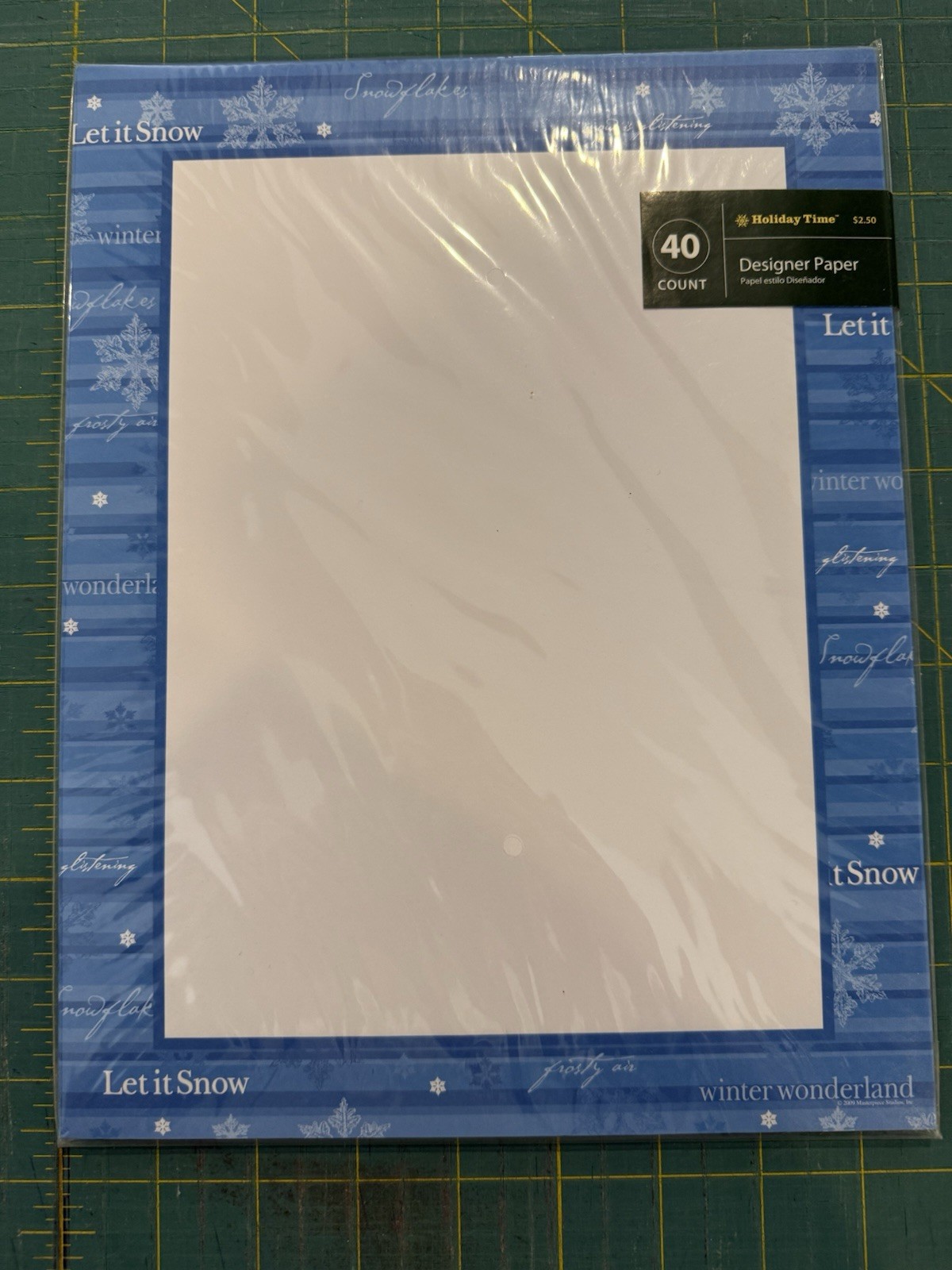 Specialty Paper 40 Sheets – Let It Snow