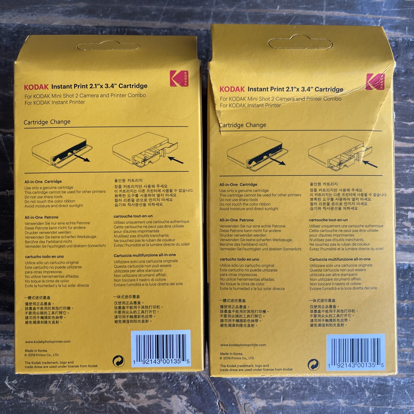 Kodak ICRG 230 Mini Shot 2 Instant Cartridge 60 Sheets 2.1×3.4