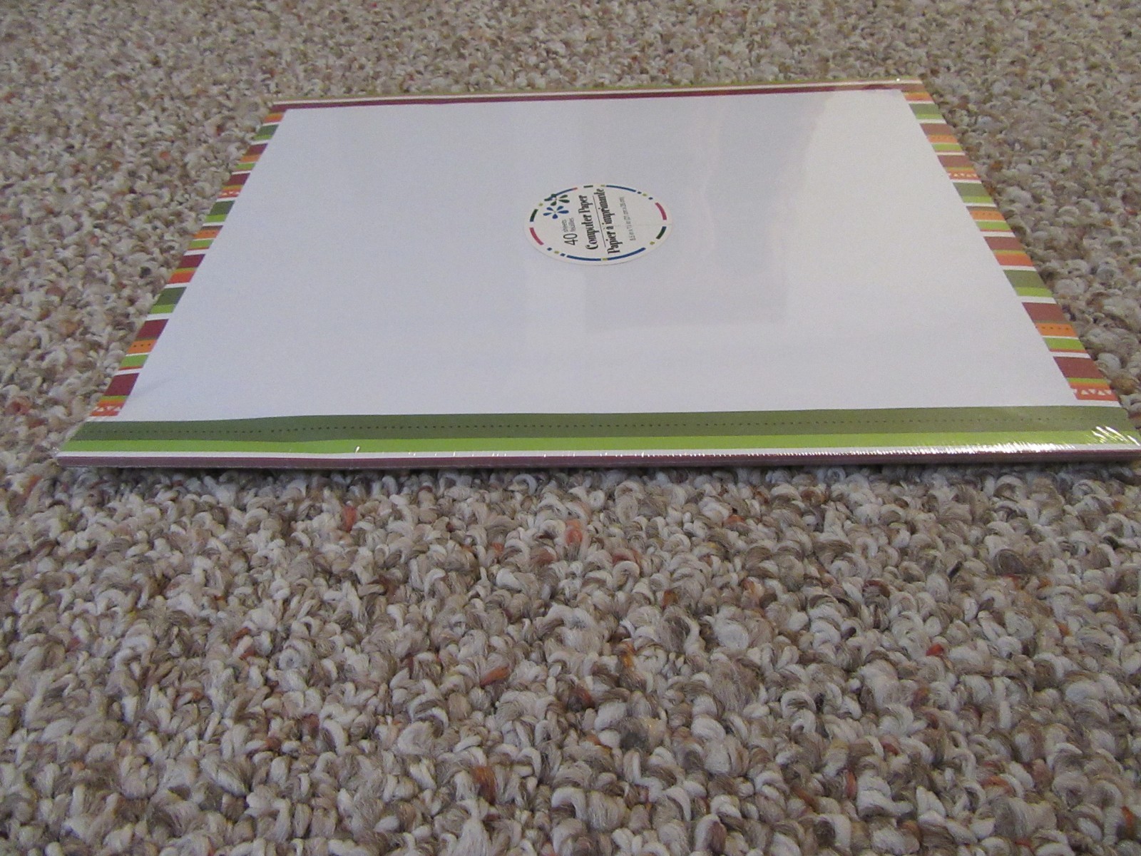 Greenbrier Writing/Computer Paper 40 Sheets 8.5″ x 11″ Fall Colors