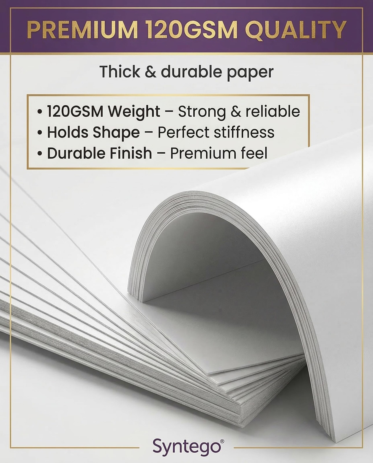 10 x A4 Frost White Pearlescent Shimmer Paper 120gsm / 32lb bond Double Sided…