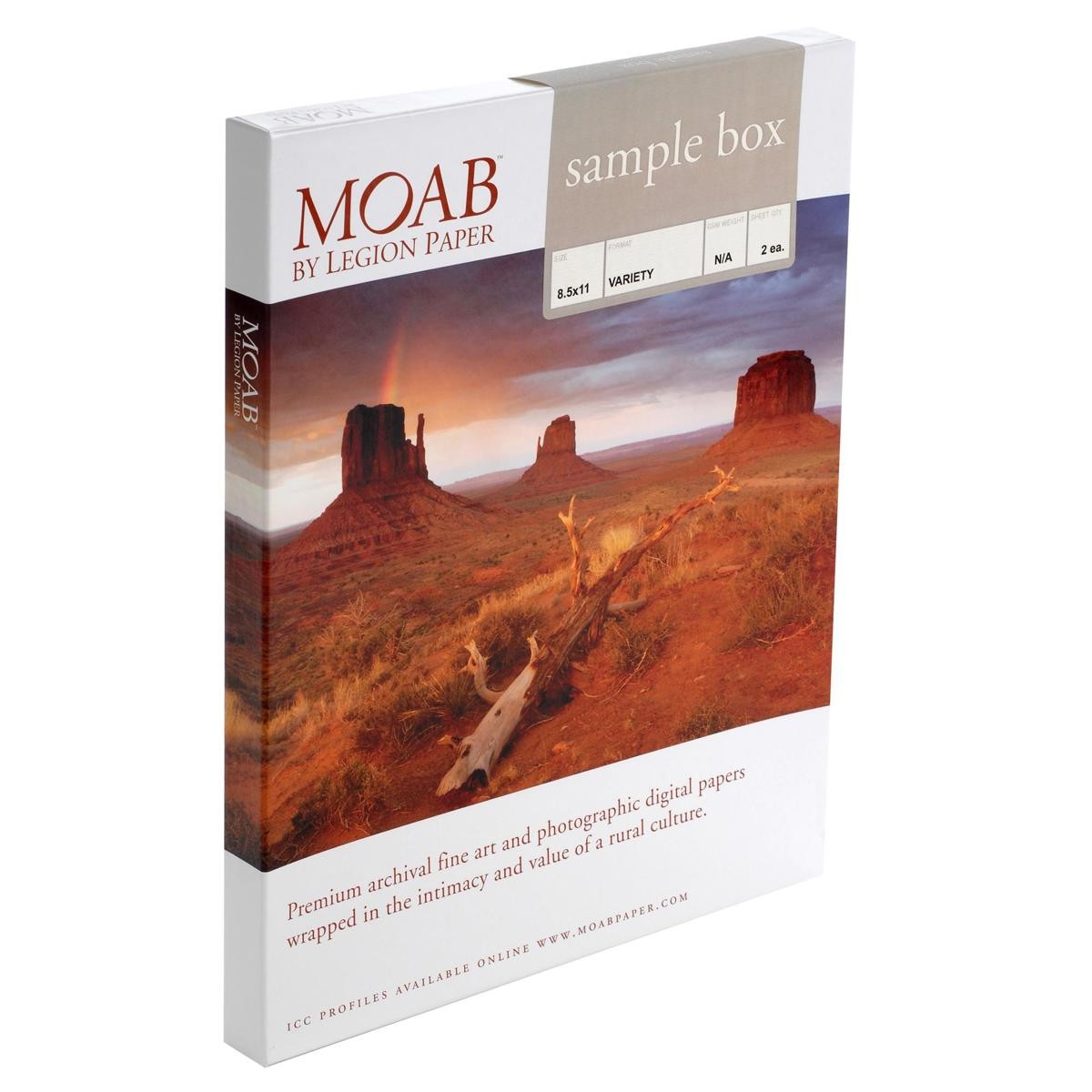 Moab Glossy Paper Sample Pack, 8.5×11″, 24 Sheets