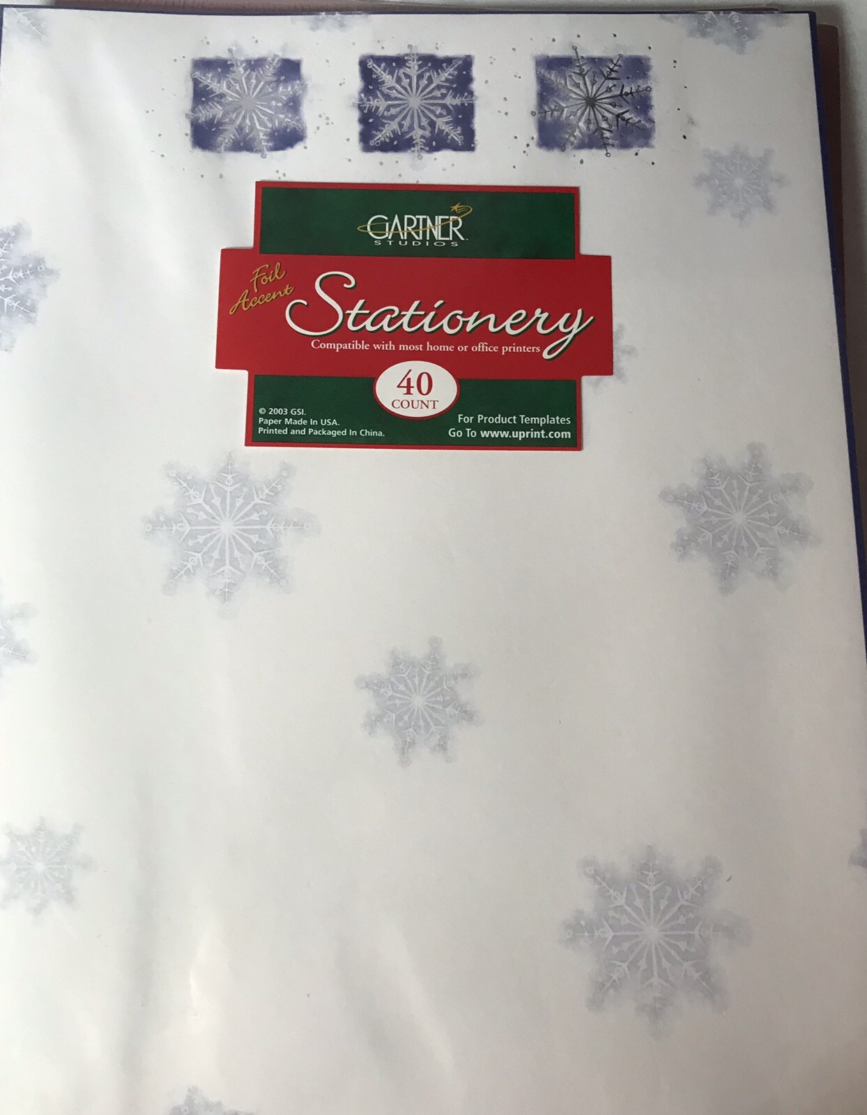 Four Packs of Holiday Themed Letterhead paper 115 sheets total