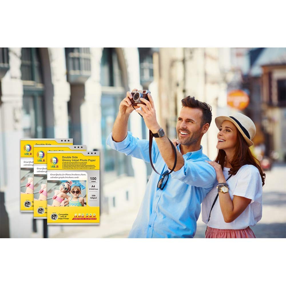 300gsm A4X100 Sheets Photo Paper Double Matt Photo Paper Instant Drying Was…