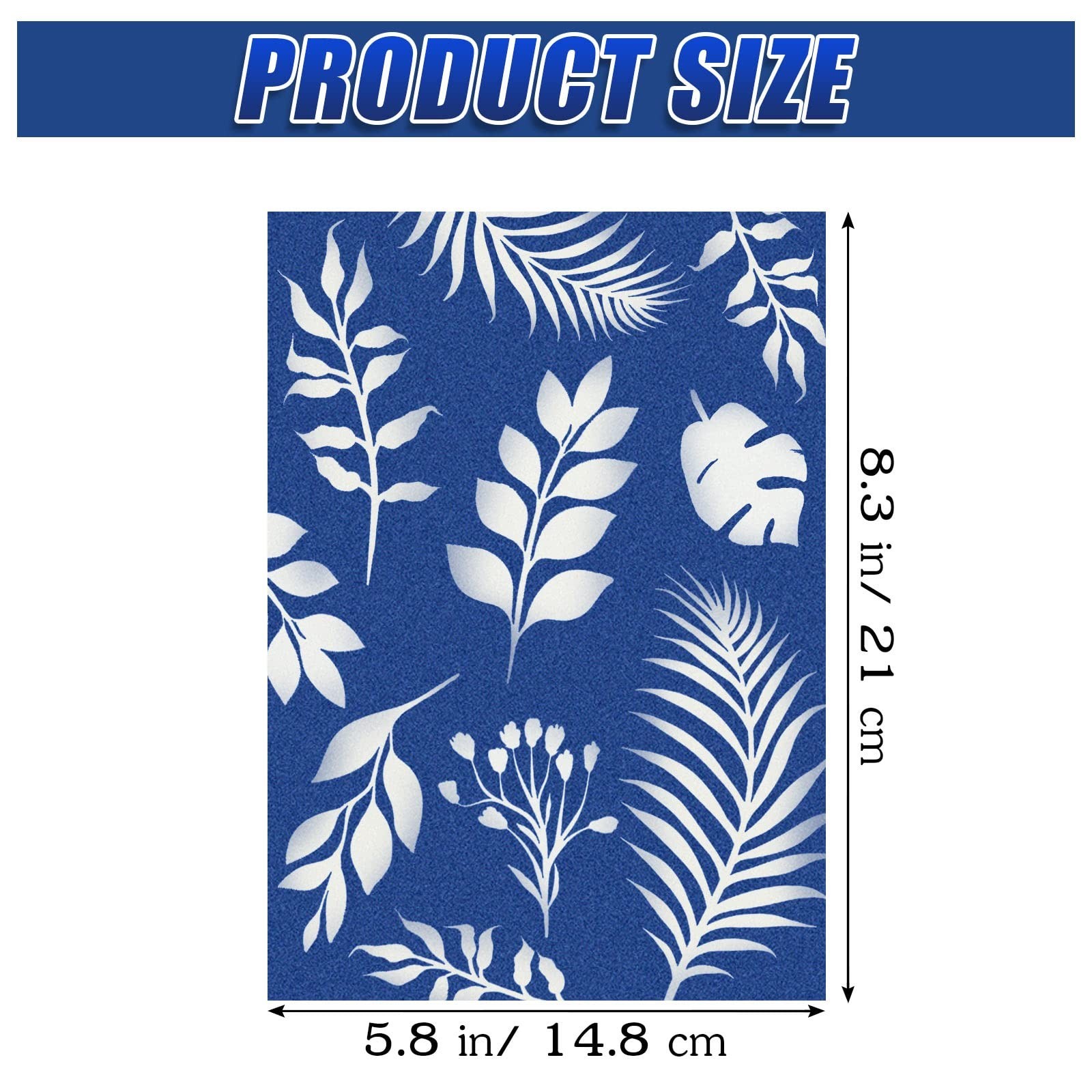 Cyanotype Paper Kit – 24 Sheets Sun Print Paper + Acrylic Panel for DIY Art Proj