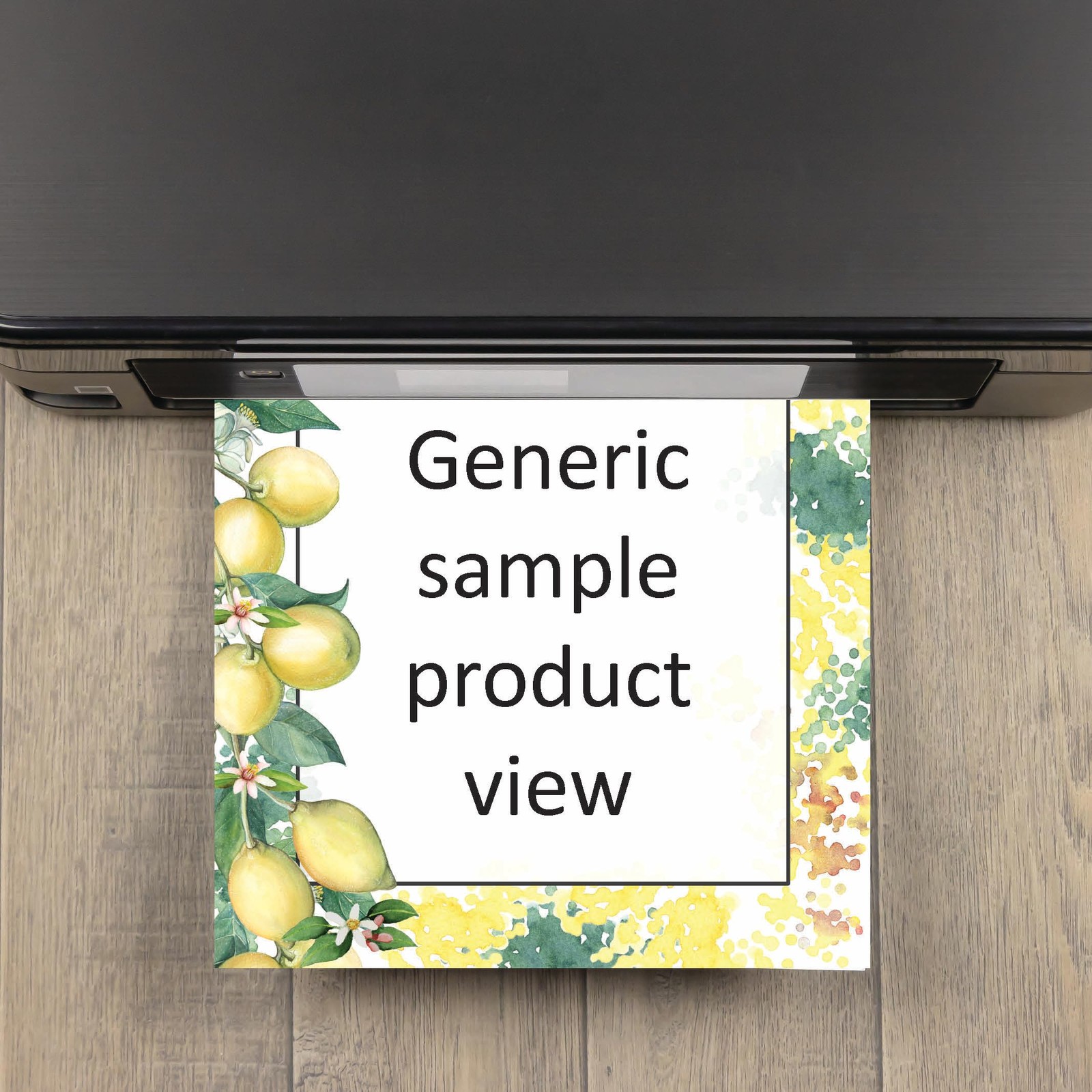25 PCS Lemon Branch Letterhead Laser Inkjet Printer Paper Blank Stationery