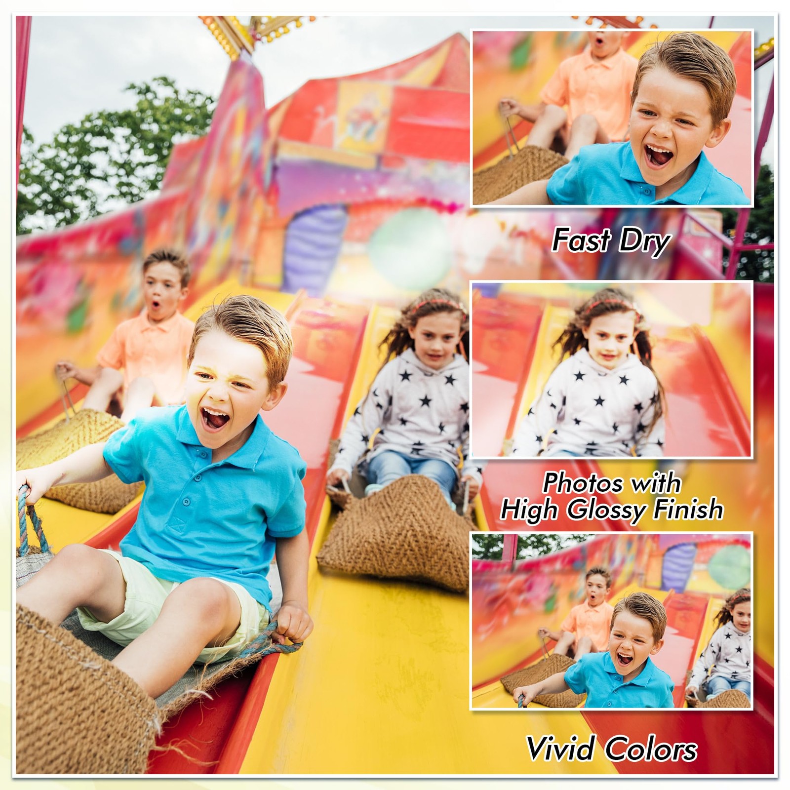 Koala Glossy Inkjet Photo Paper Thick 13×19 Inch 100 Sheets, 54lb Dye Ink Set
