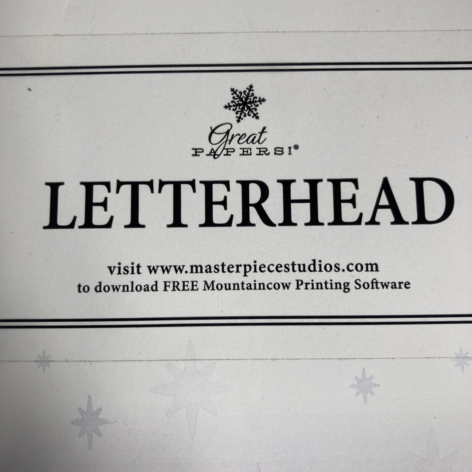 Christmas Wisemen Letterhead 100 Count Inkjet Copier Caser Printer Paper NEW