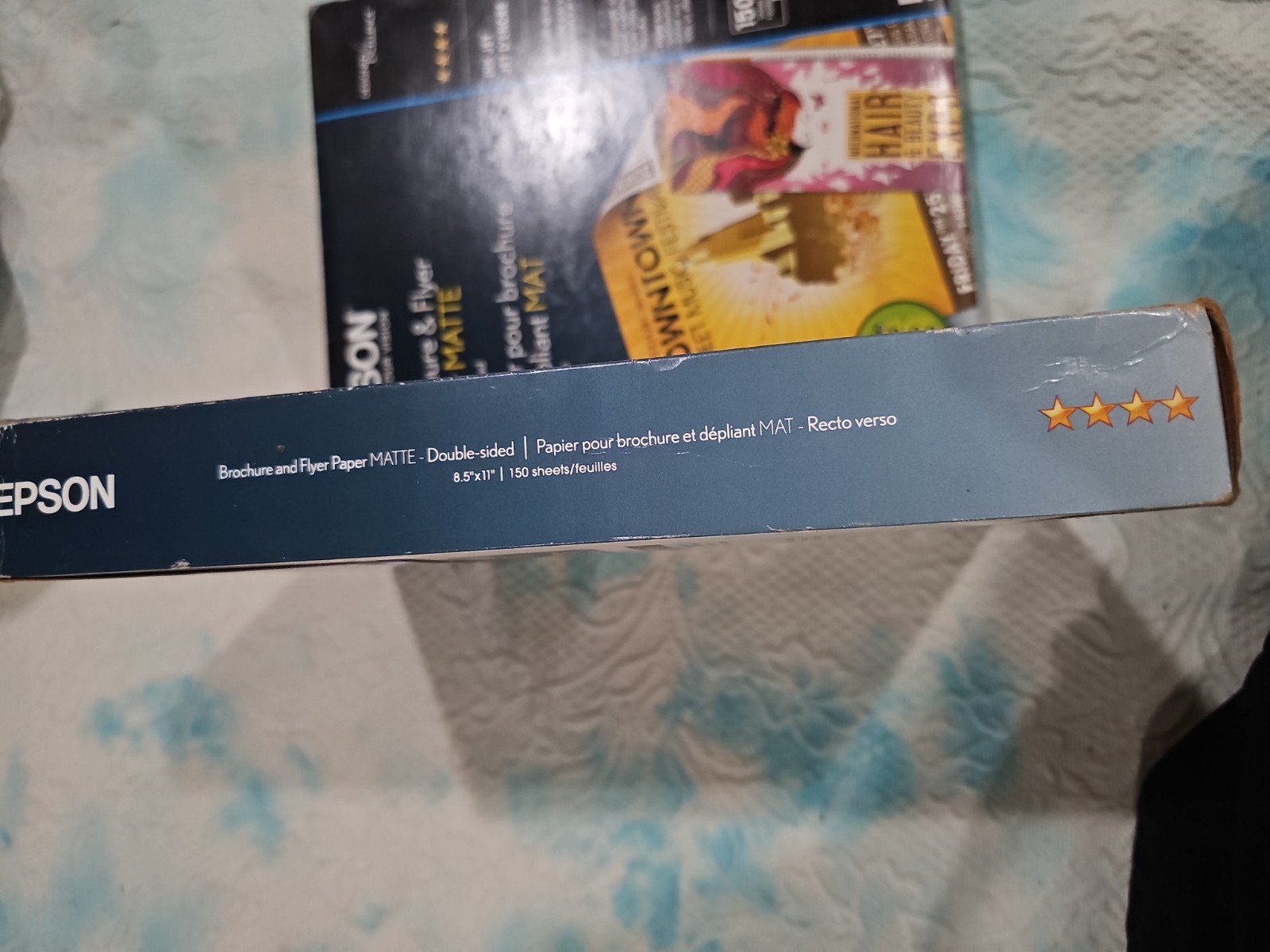 Set Of 2 EPSON BROCHURE AND FLYER PAPER MATTE 8.5″ X 11″