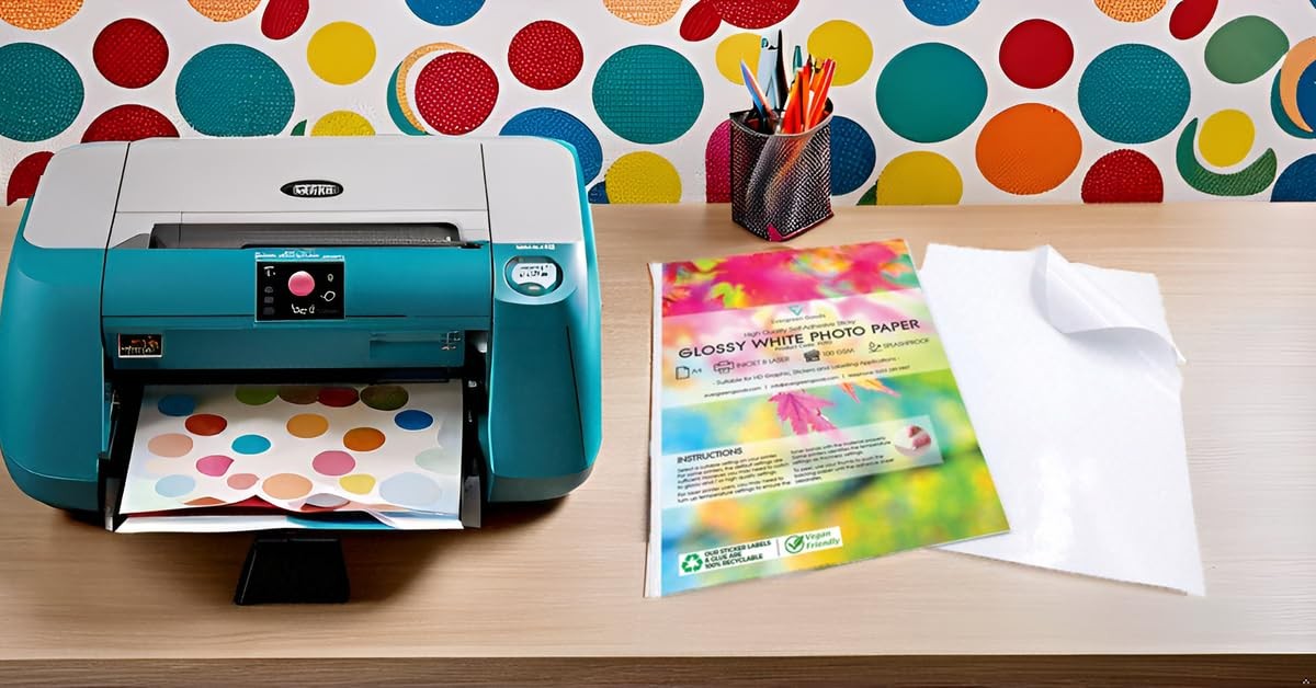 Evergreen Goods A4 Glossy Self Adhesive Photo Paper 20 Sheets, 200gsm, Wa…