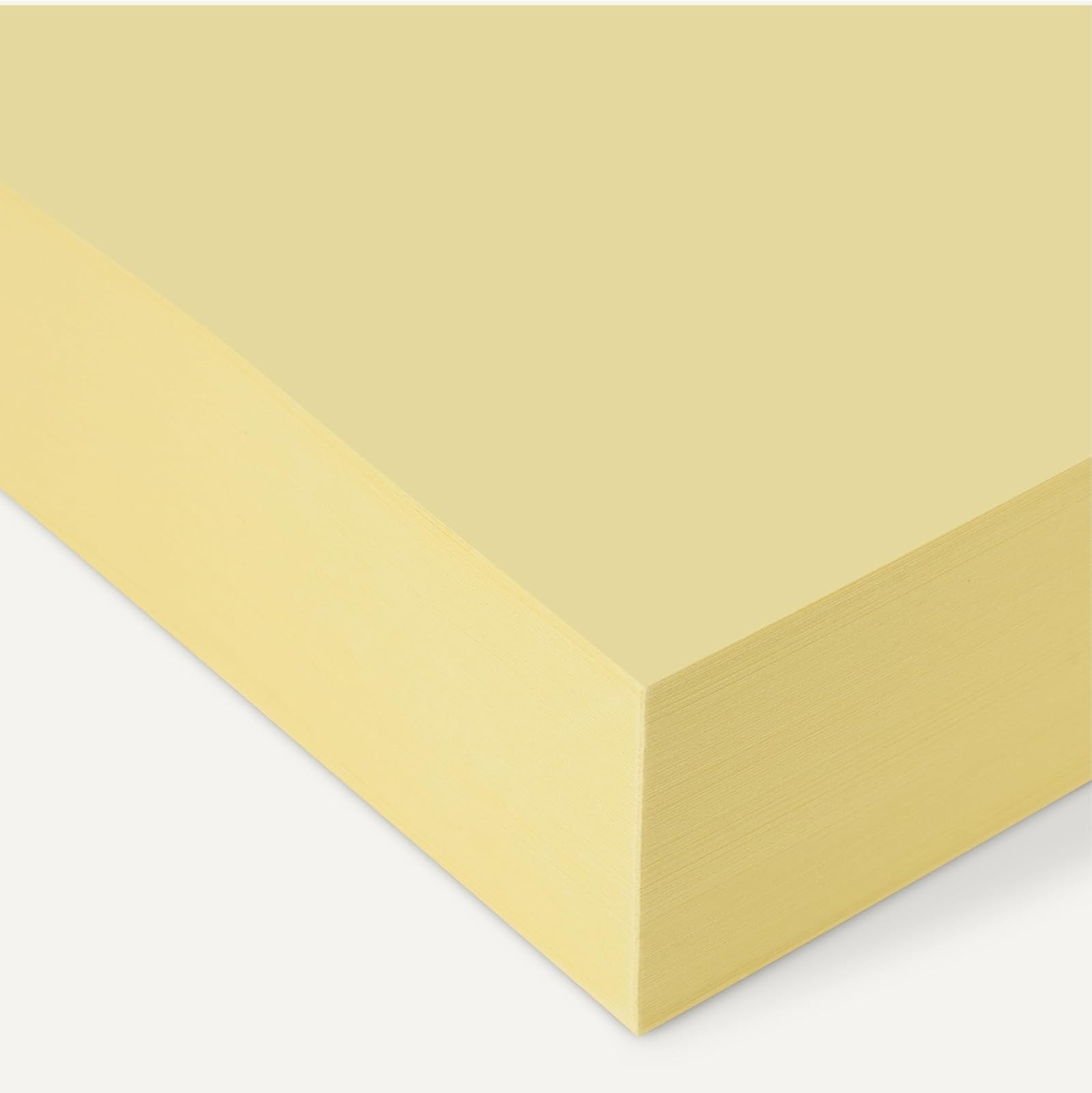 Amazon Basics 30% Recycled Color Copy Paper, 8.5″ x 11″, Pastel Canary