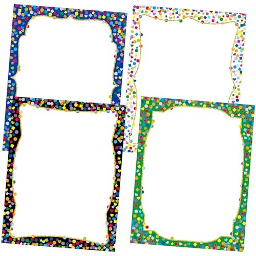 80 Sheets Colorful Stationary Paper Dots Decorative Letterhead Papers for