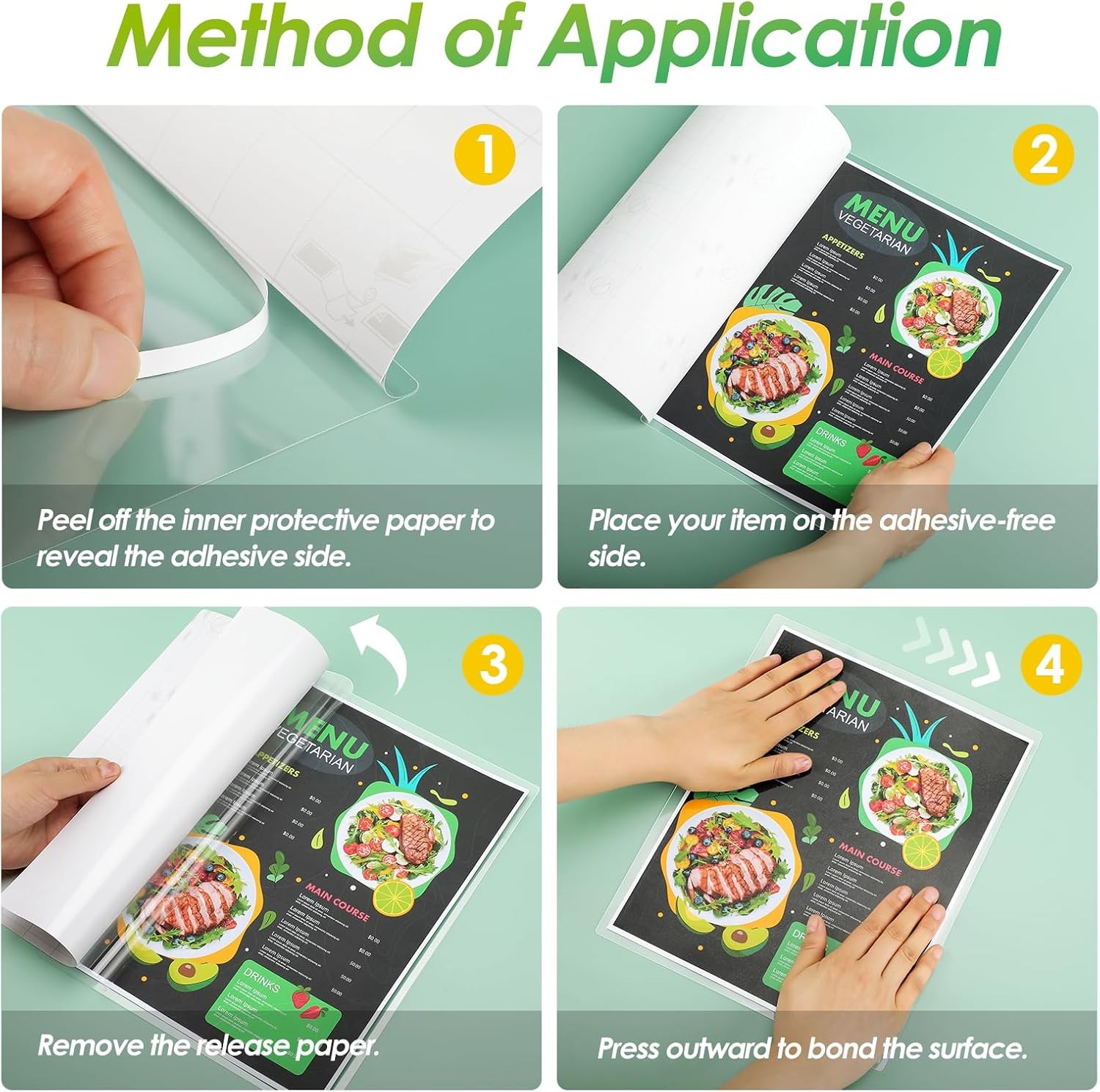 10 Pack Self Sealing Laminating Sheets 8.5 x 11, 10 Mil Thick Self Adhesive