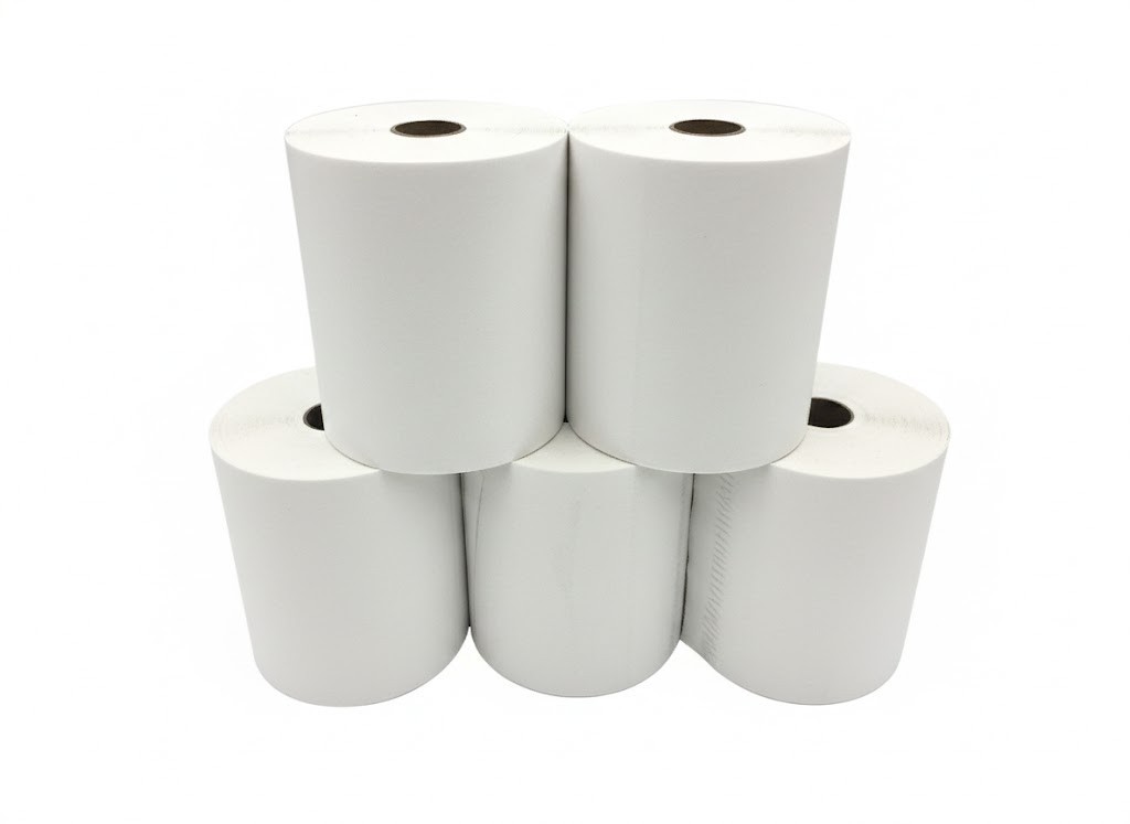 80mm (3-1/8″) WIDTH 58m (190′) LENGTH Thermal Paper 5 Rolls Pack Fits All POS