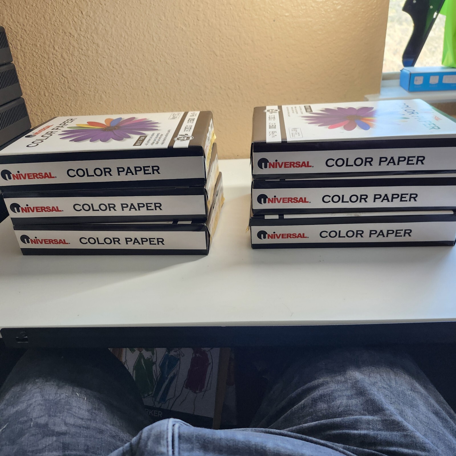 Universal Colored Paper 8.5×11 Goldenrod, 20lb, 500sheets/Ream UNV-11205
