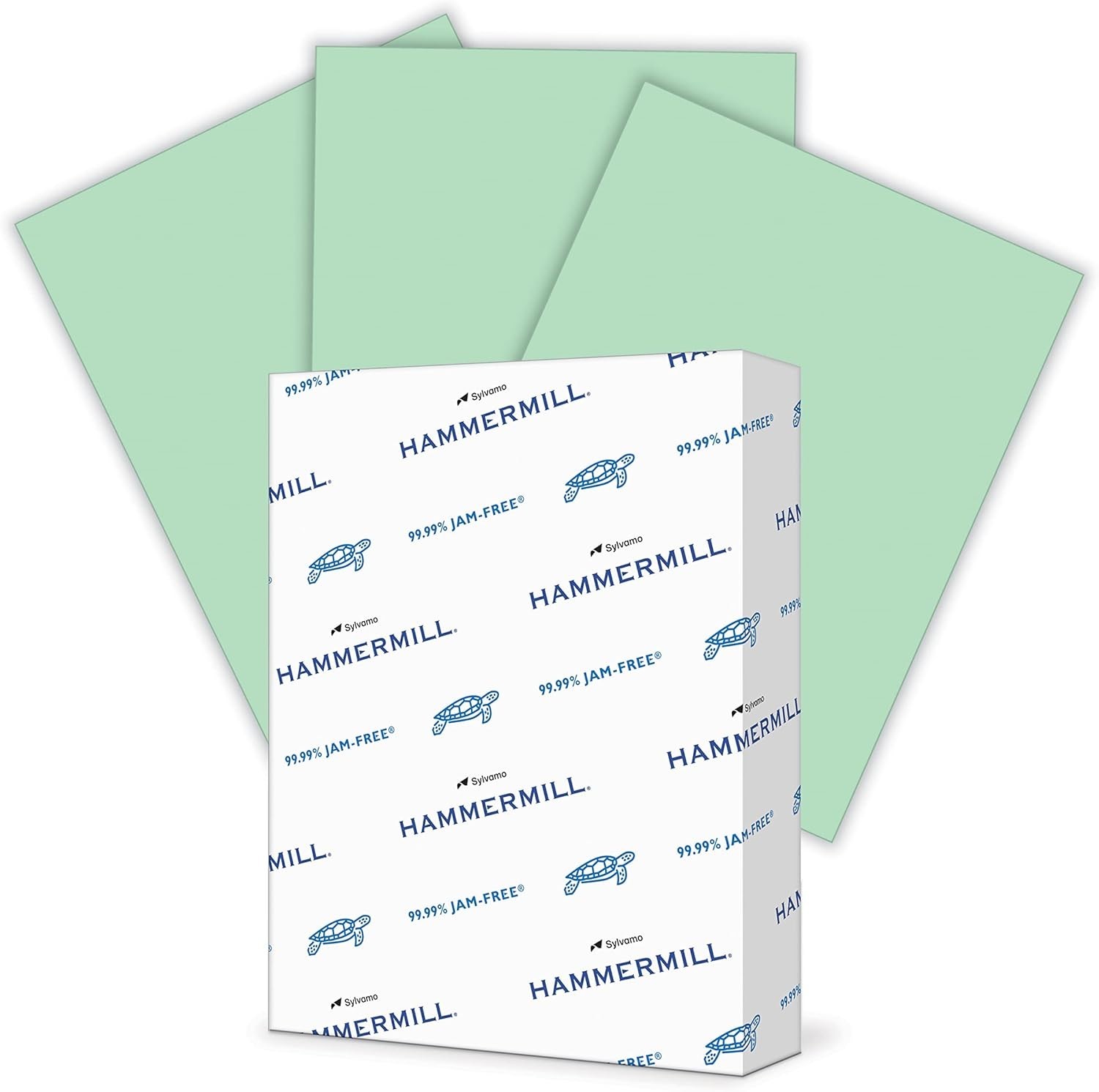 Sustainable 20 lb Pastel Green Printer Paper, 8.5×11 for Creative Projects