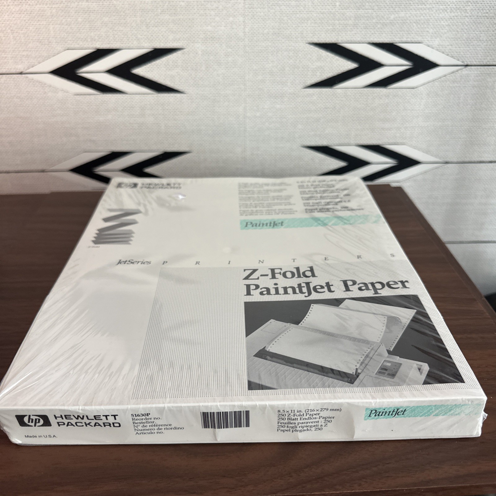 Vintage Sealed HP PaintJet Z-Fold Paper 51630P JetSeries Printer Paper NOS
