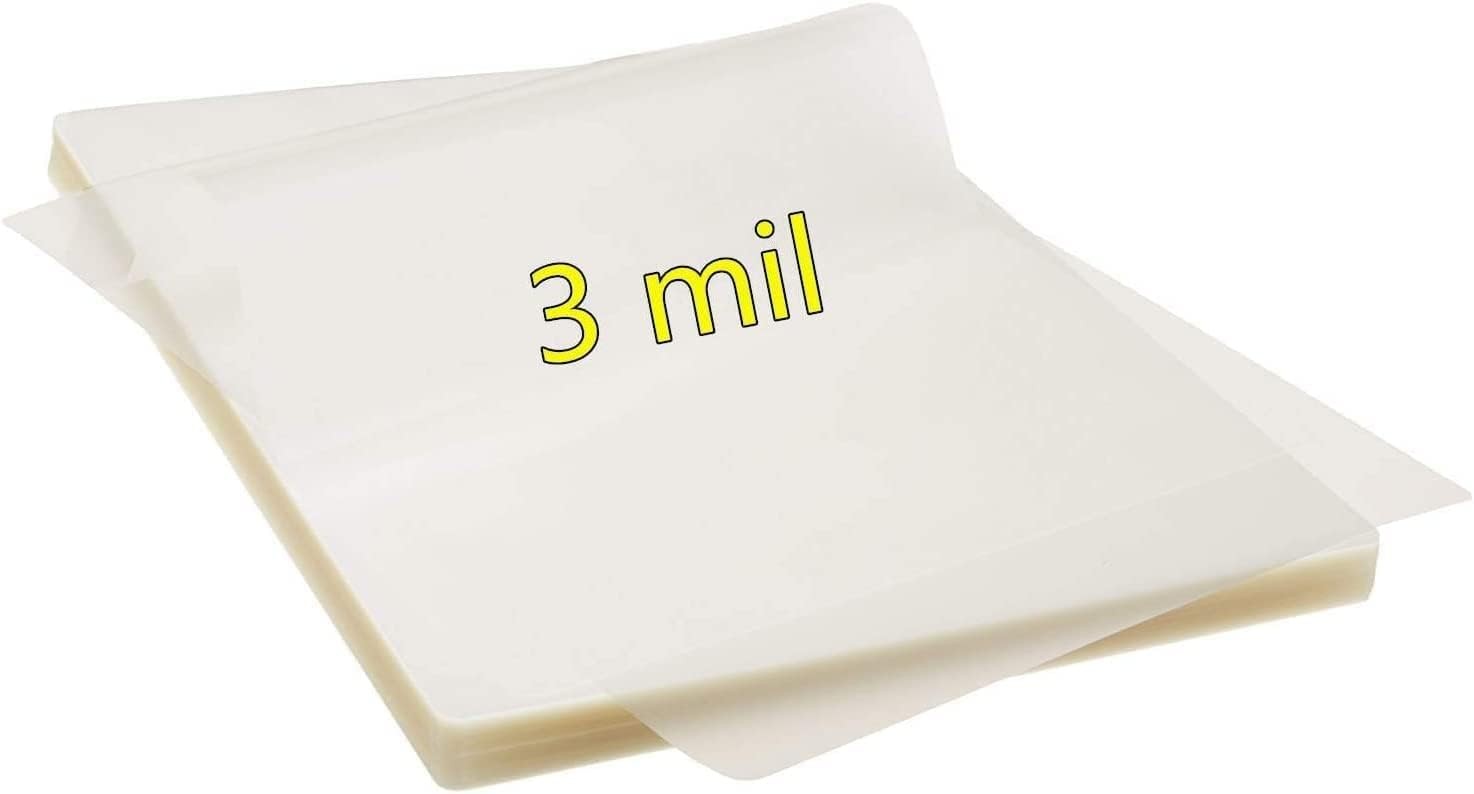 Thermal Laminating Pouches, Laminating Sheets 9 x 11.5 Inches Letter Size 3 mil,