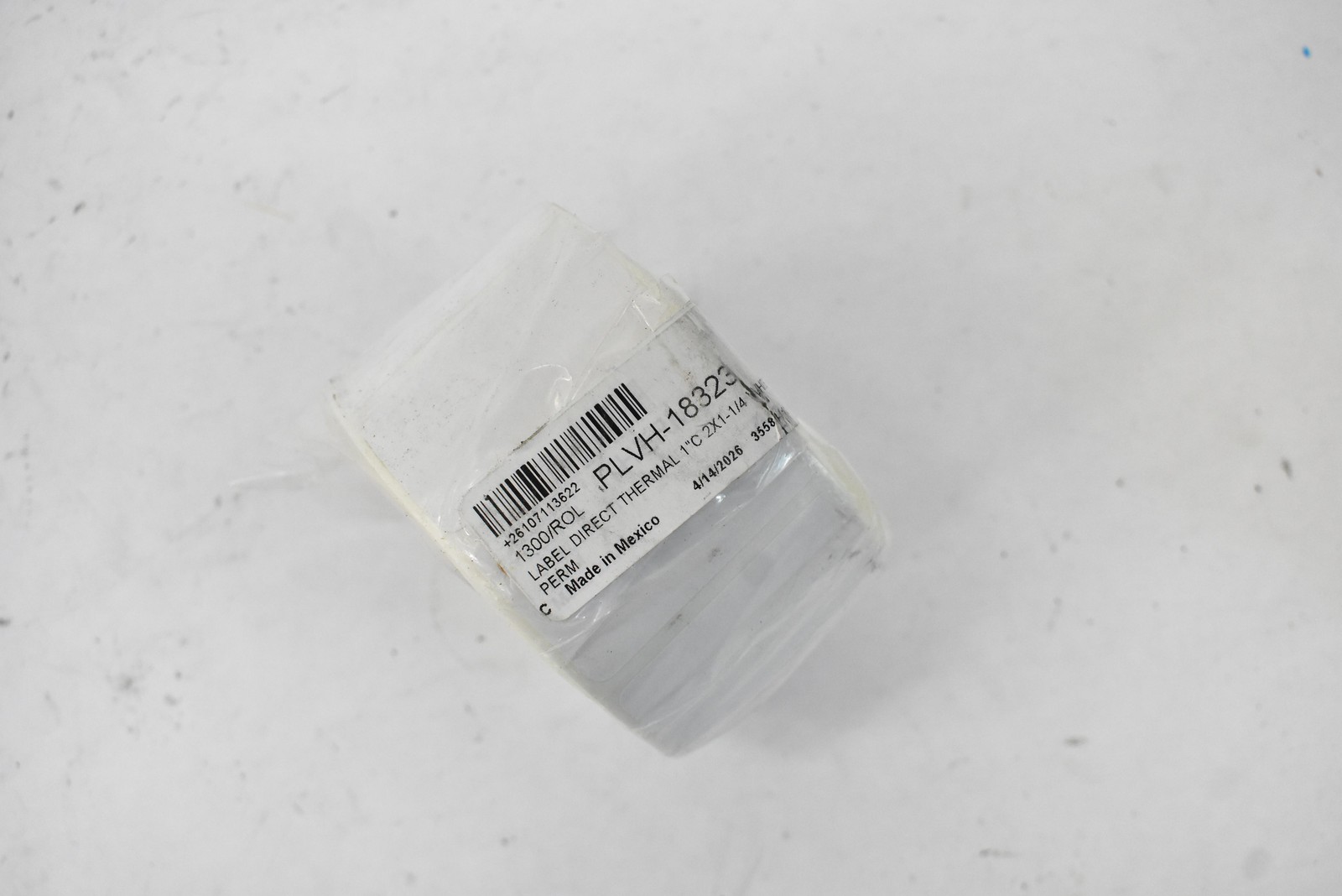 10pc Thermal Label Rolls PLVH-18323 THERMD50 White 1C 2×1-1/4 6 Rolls Direct