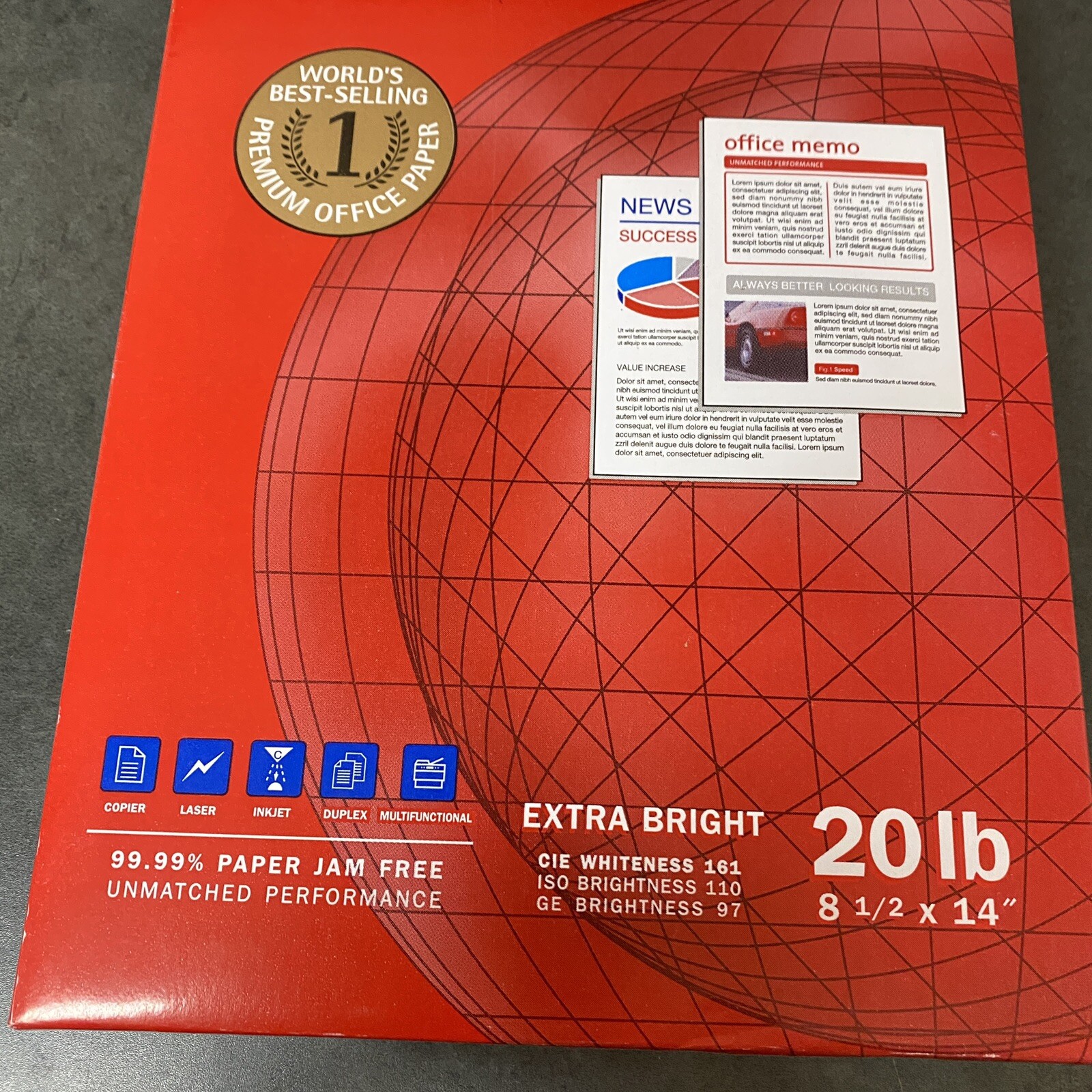 Navigator Premium Multipurpose Paper 97 Brightness 20lb 8 1/2 X 14 White 500 Ct