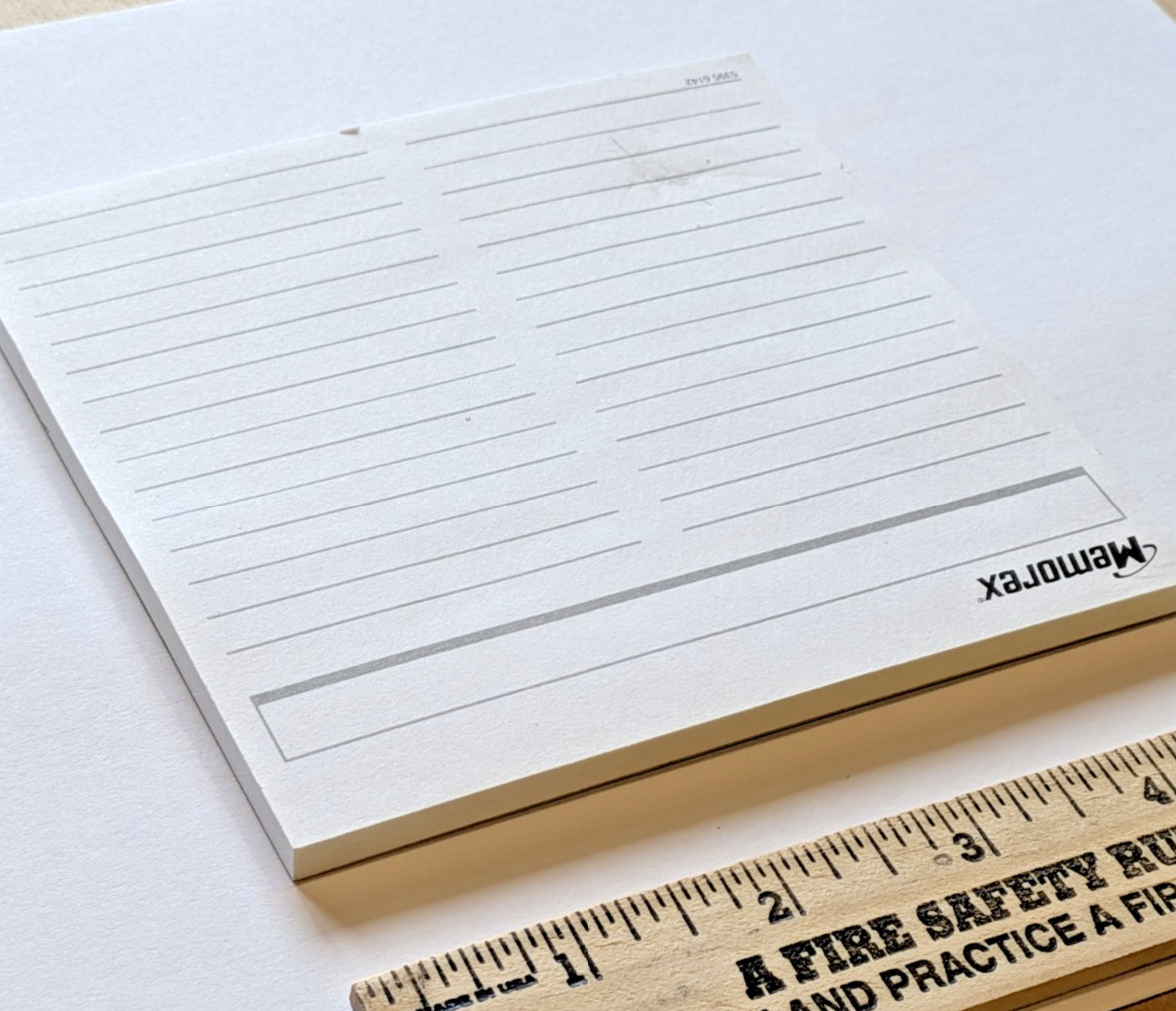 Memorex Pad of Paper 50 sheets Lined Note FUN Conversation Piece & Collectible