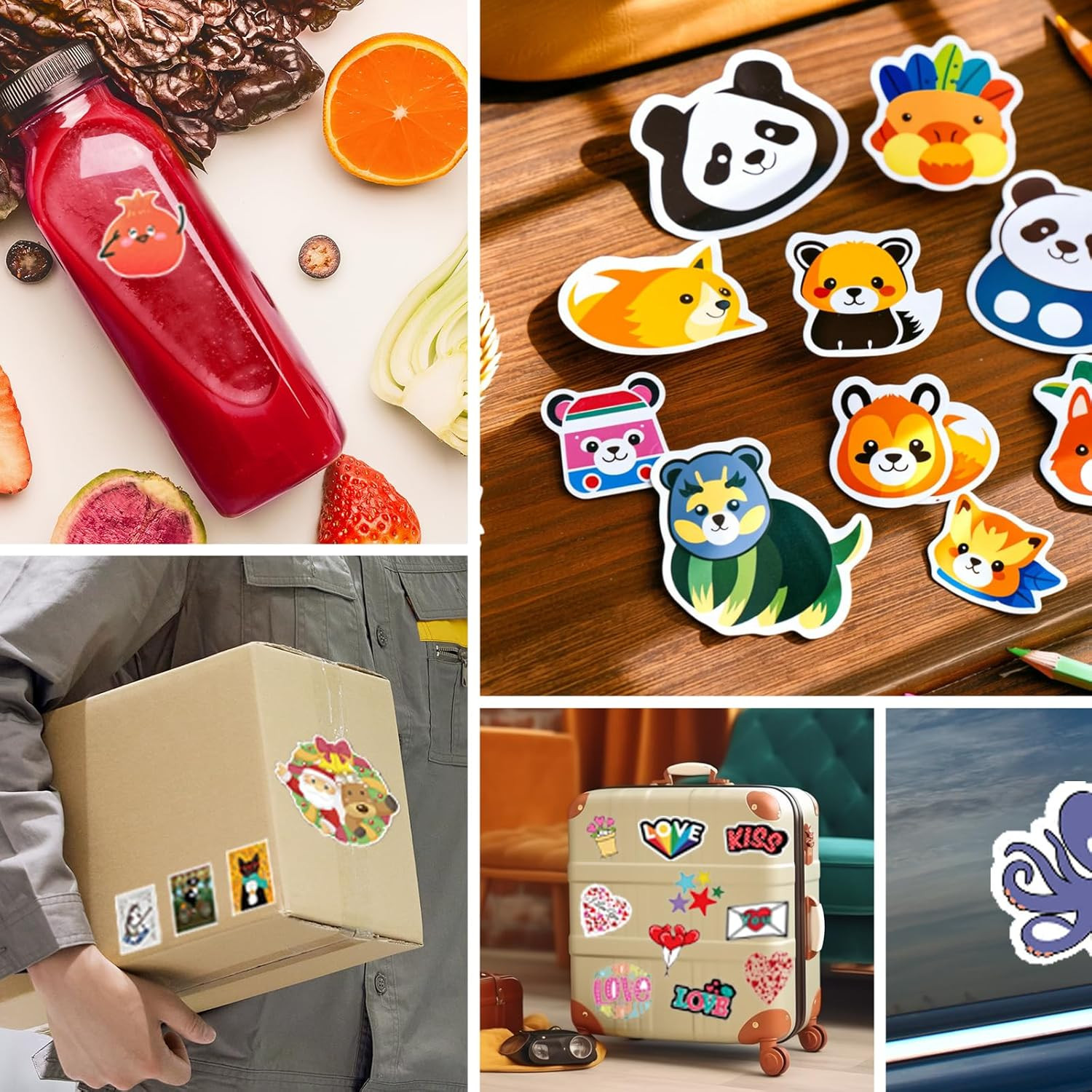 30 Sheets Premium Printable Vinyl Sticker Paper for Inkjet Printers Glossy White