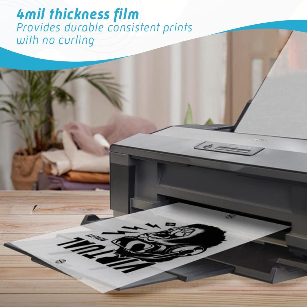 50 Sheet A3+ 100 Micron Waterproof Inkjet Transparency Sheets 13 x 19 4 Mil – Du