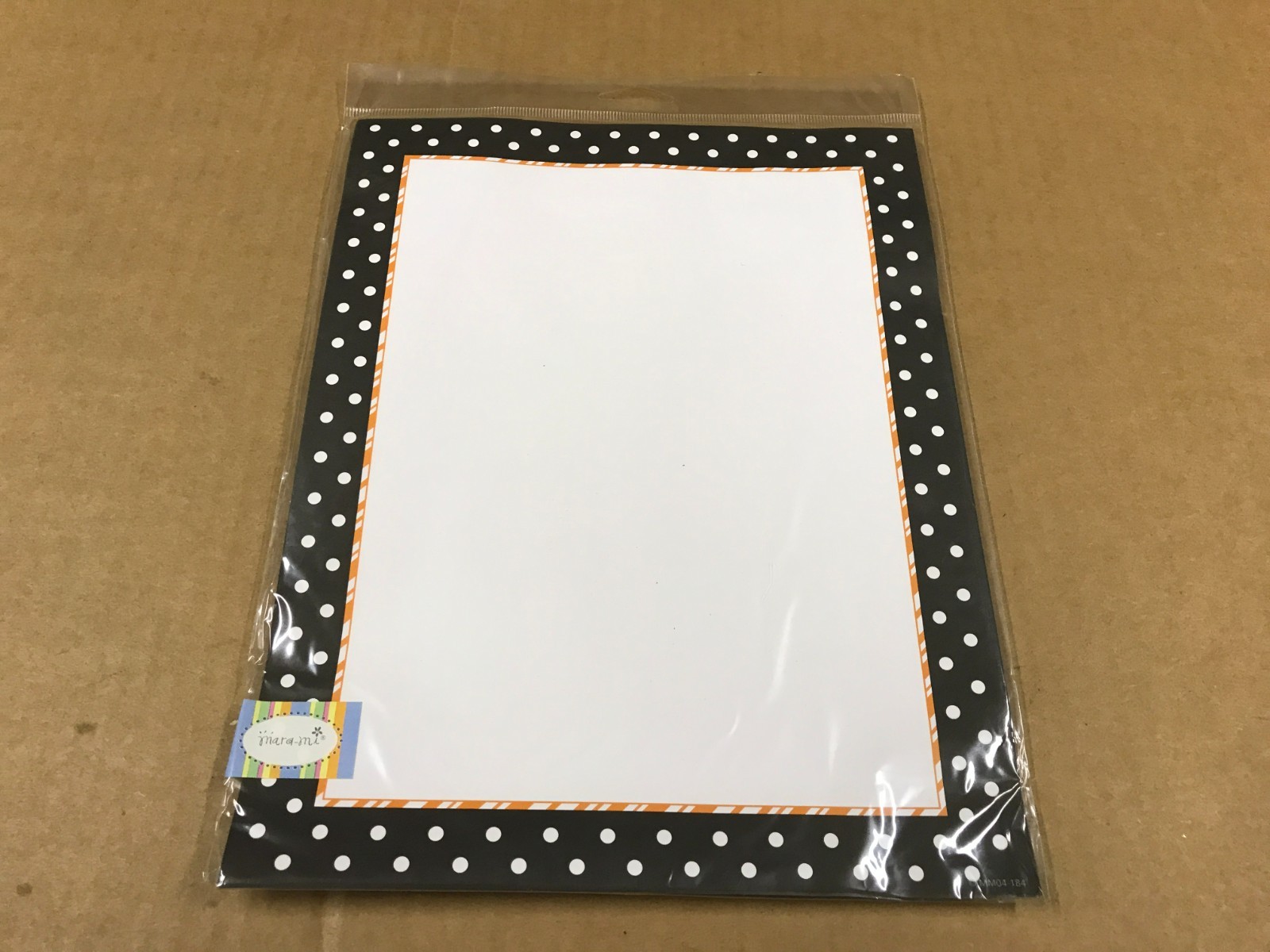 New Mara Mi Pack Of 10 Lasersheets & Envelopes – Polka Dot Border