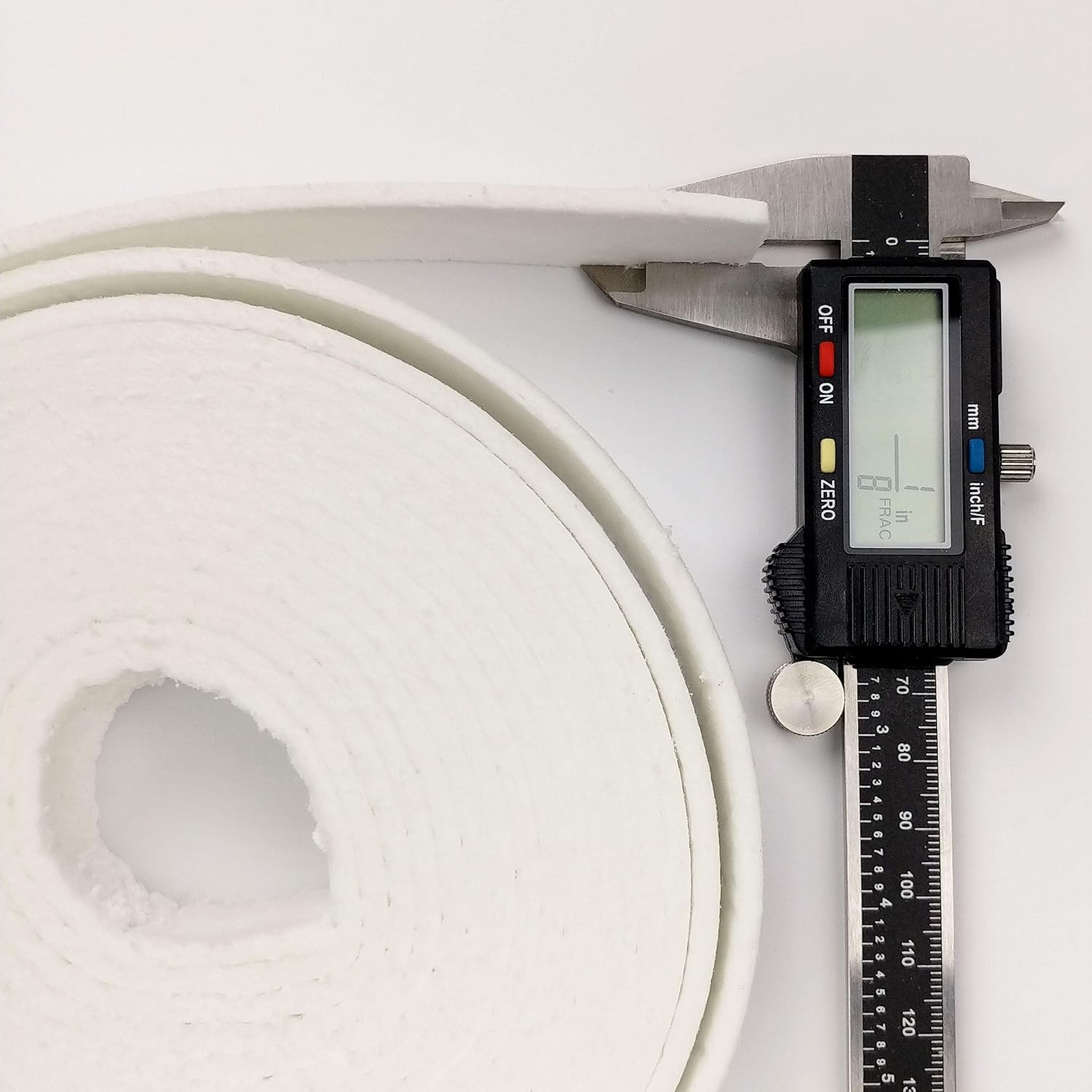 Insulation Gasket Paper for High Temperatures, 1/8in x 1in x 200in Soft Material