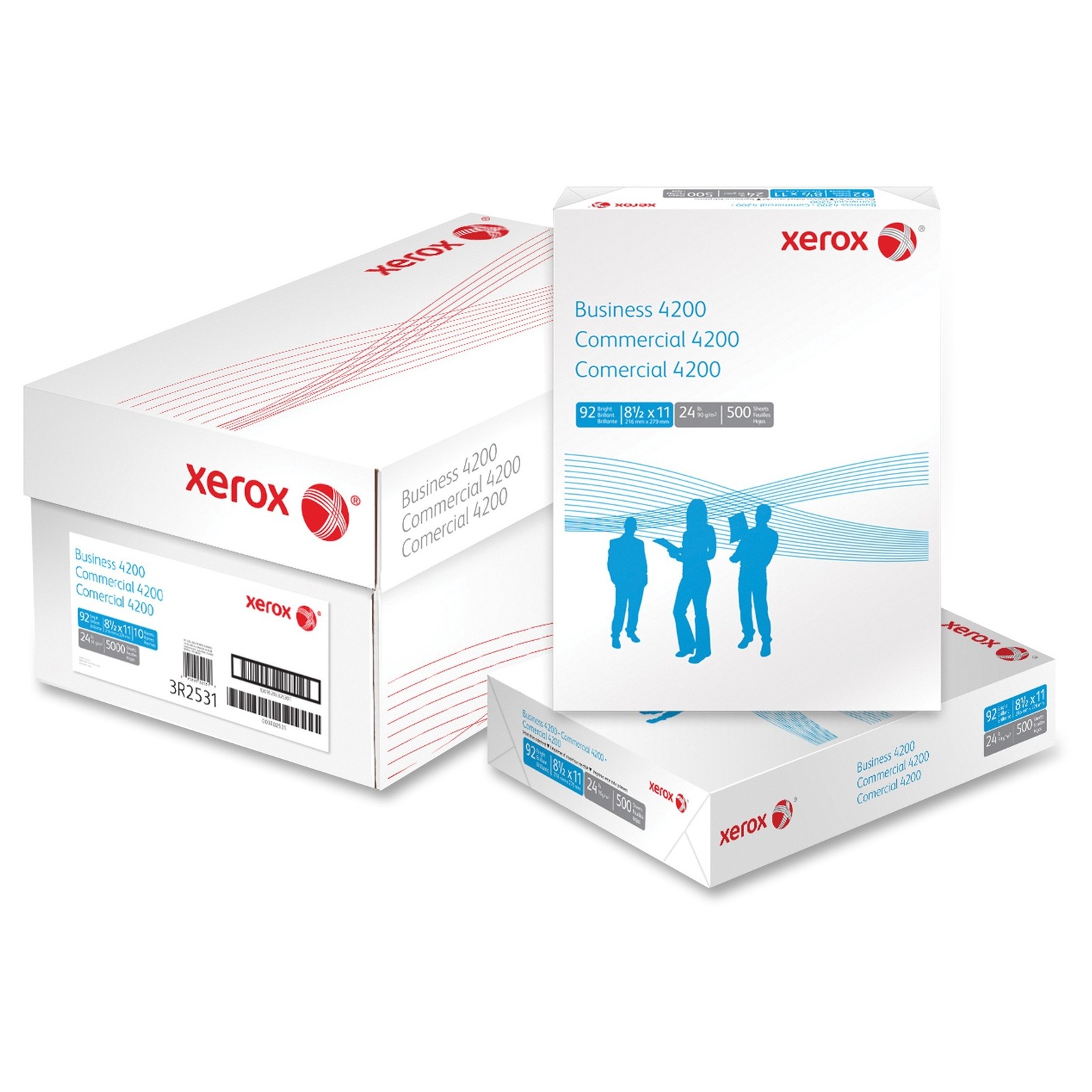 Xerox 3R02531 Copy & Multipurpose Paper 24lb 8.5×11 White