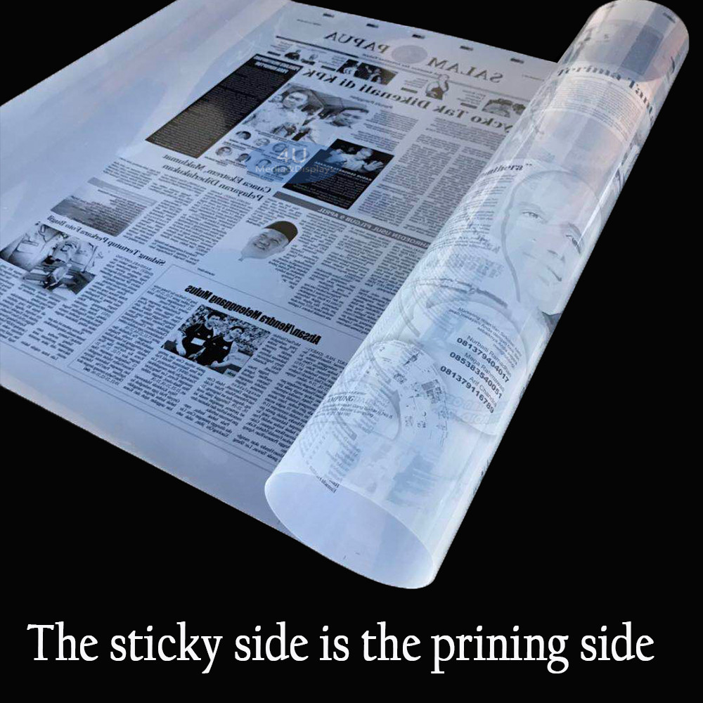 50″x100ft / roll,Waterproof Instant-Dry Inkjet Silk Screen Printing Film Paper